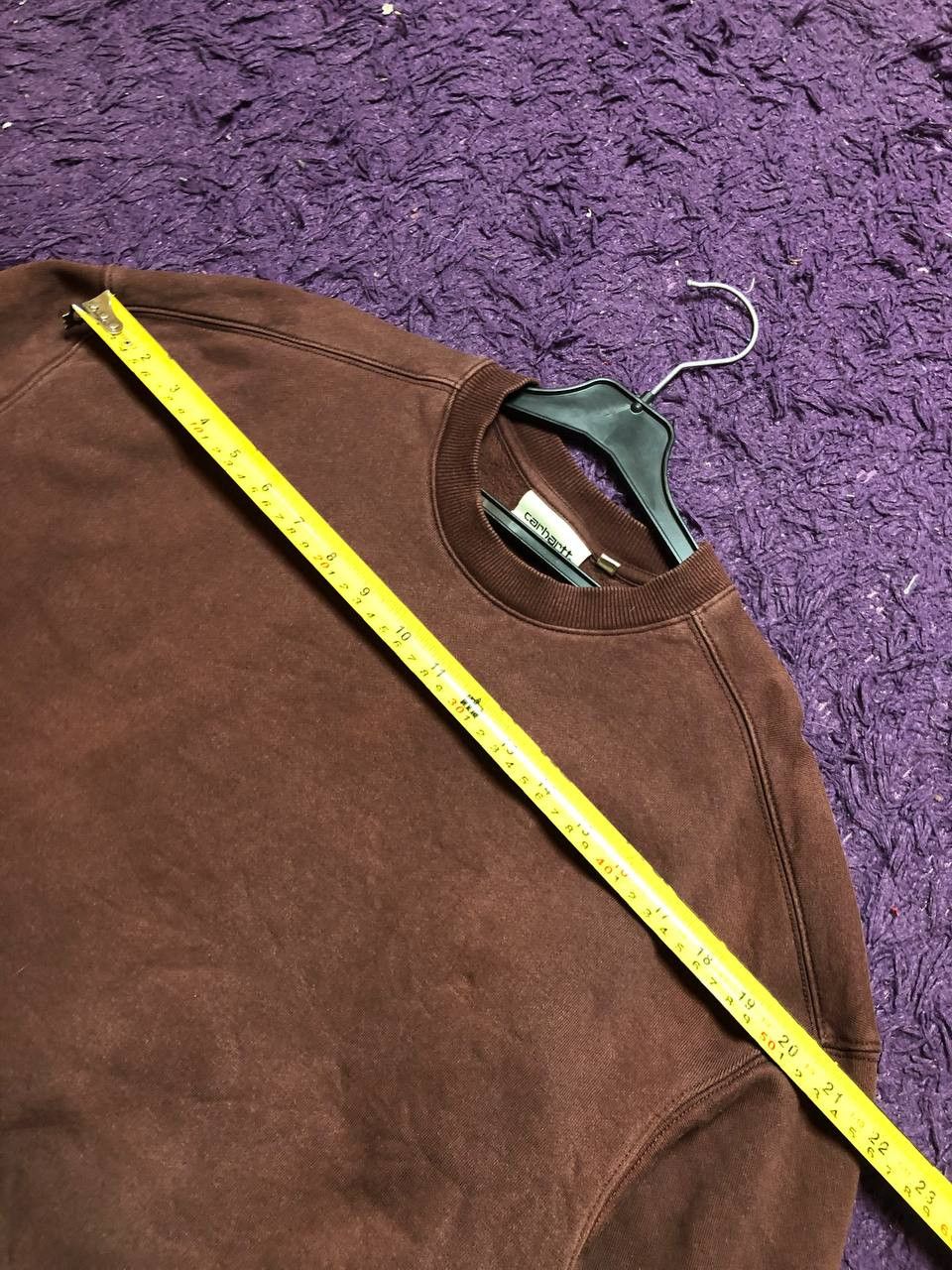 Carhartt vintage streetwear Y2K Carhartt Sweatshirt brown logo size S Size US S / EU 44-46 / 1 - 10 Thumbnail