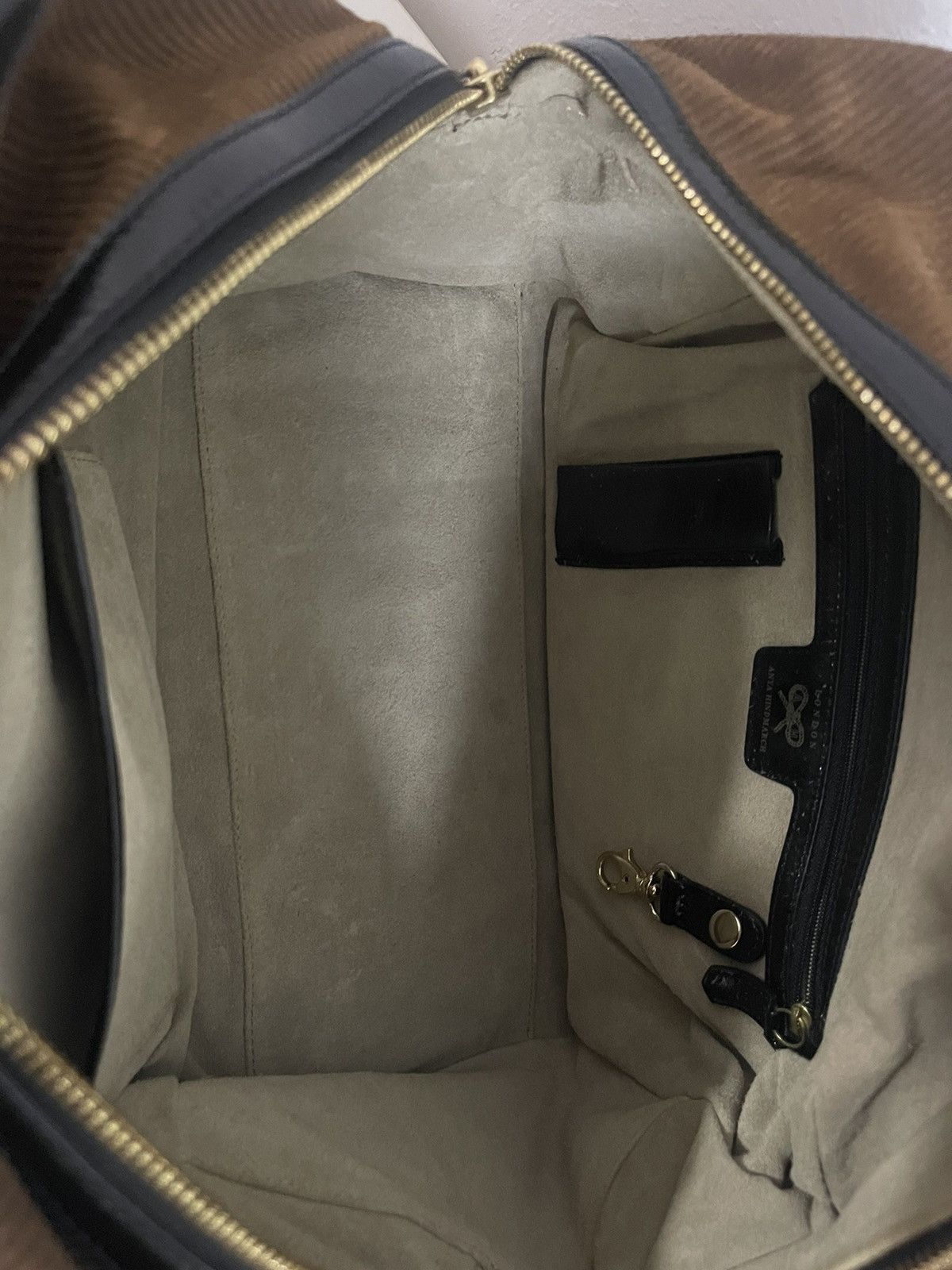 Anya Hindmarch ANYA HONDMARCH CORDUROY LEATHER BAG Size ONE SIZE - 9 Thumbnail