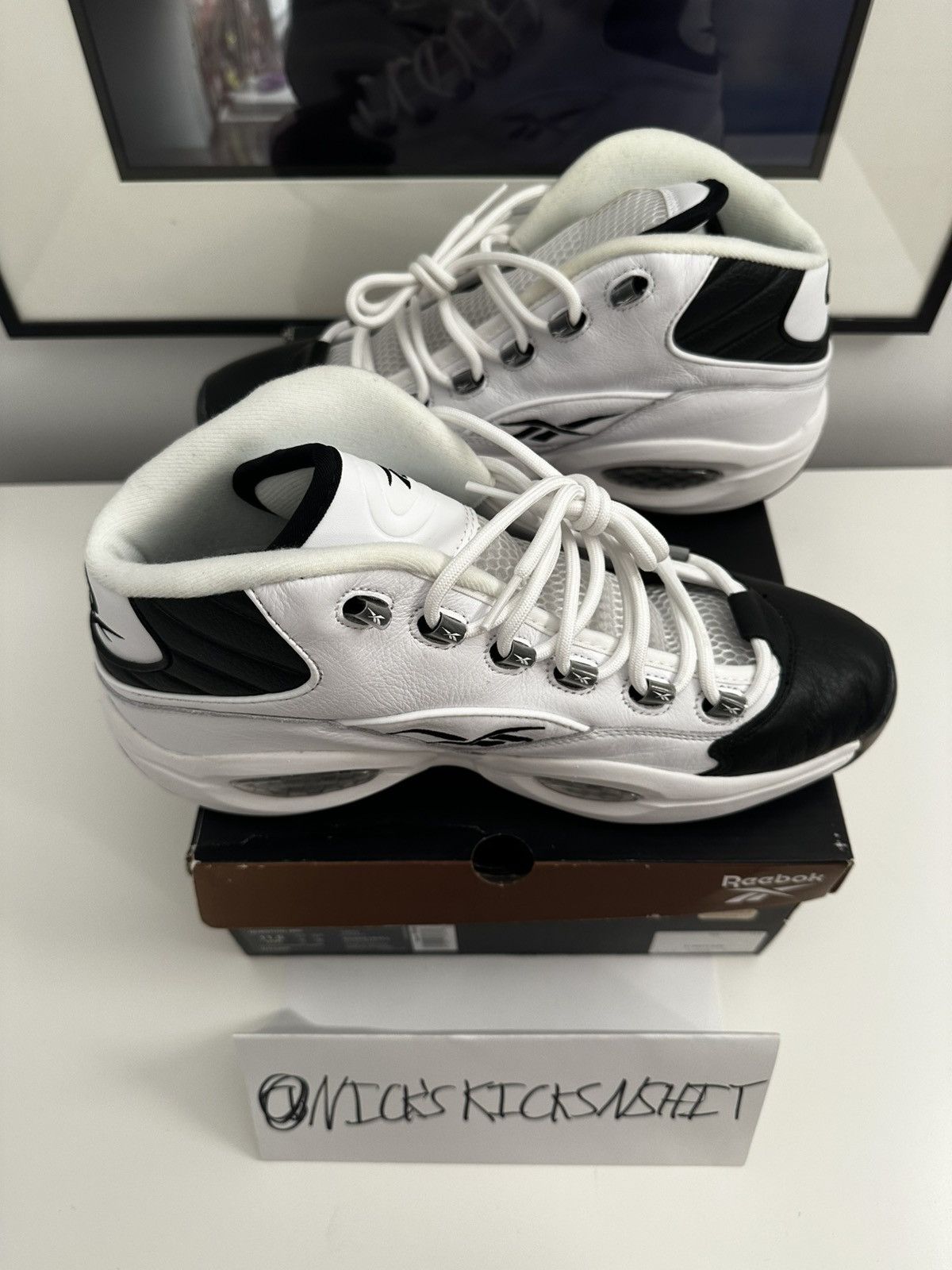 Reebok Reebok Question Mid Why Not Us Size US 11.5 / EU 44-45 - 4 Thumbnail