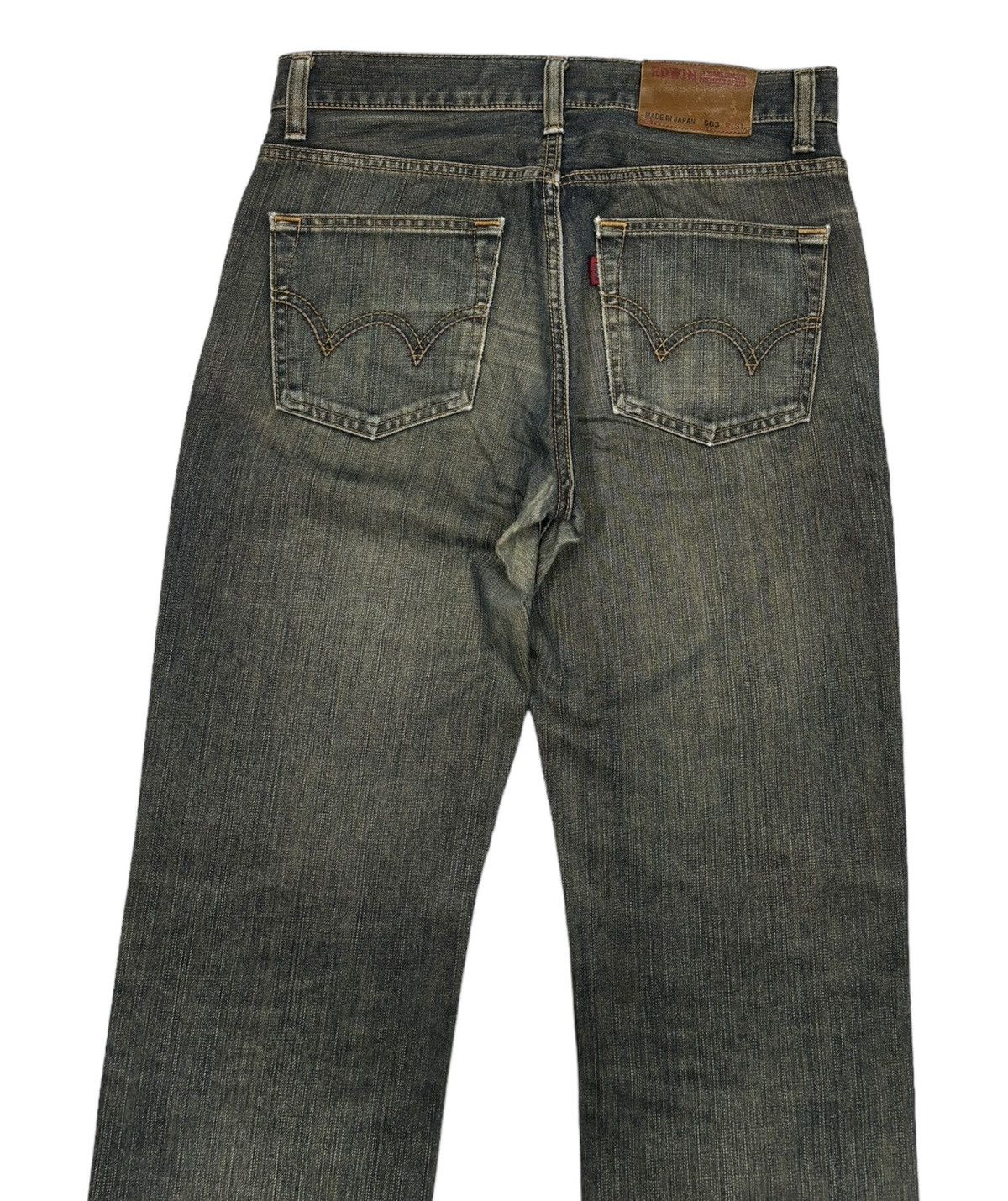 Edwin EDWIN 503 RUSTY MUD WASH DISTRESS DENIM JEANS Size US 32 / EU 48 - 8 Thumbnail