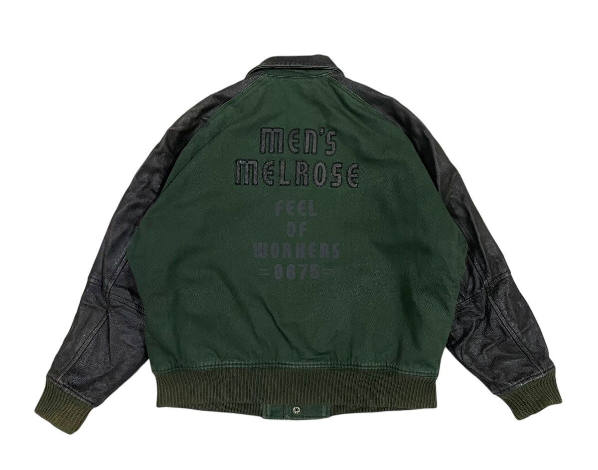 Vintage Men’s Melrose Leather Varsity Jacket Size US M / EU 48-50 / 2 - 6 Thumbnail