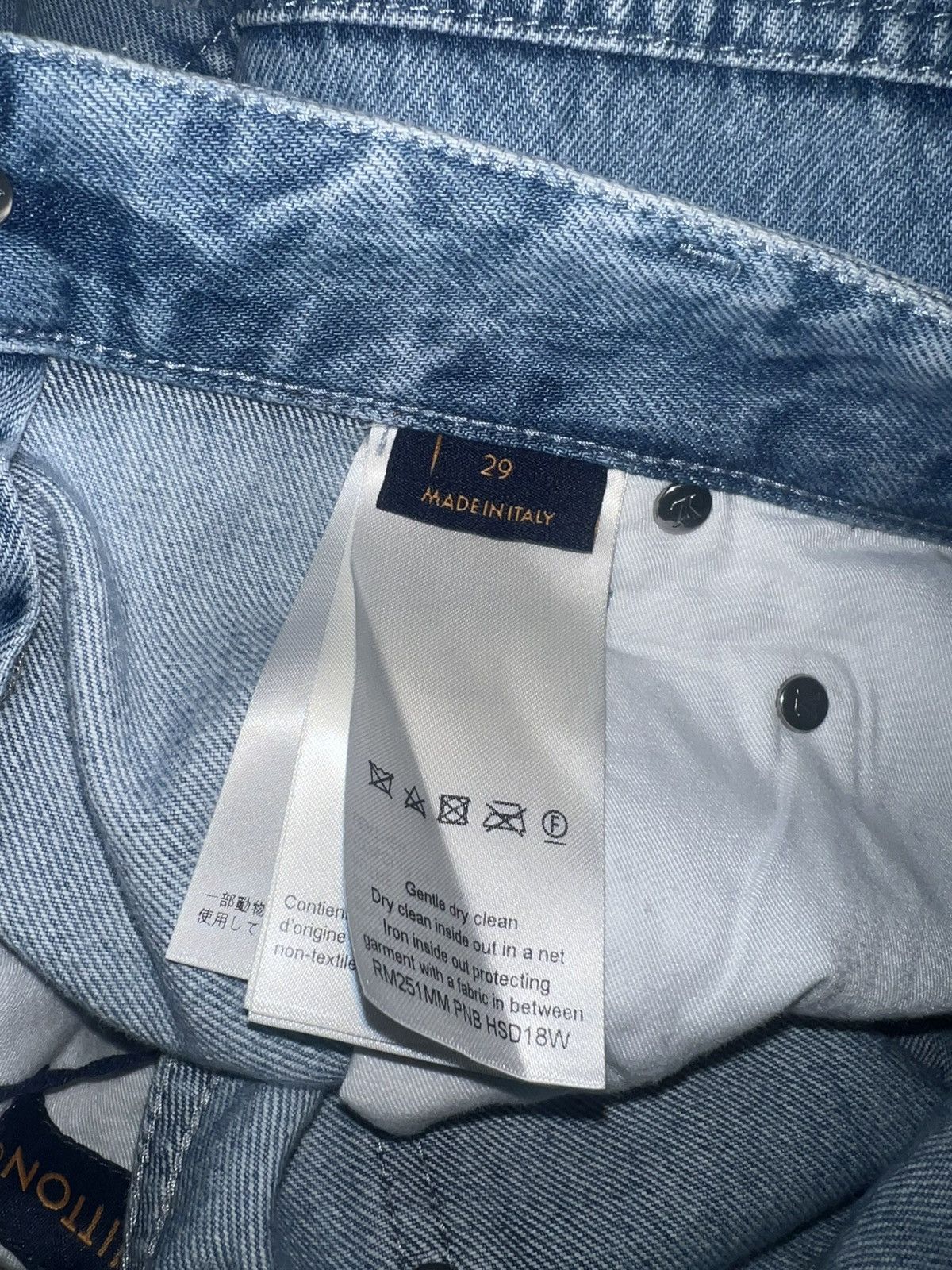 Louis Vuitton Louis Vuitton Denim Skate Jeans Indigo Size US 29 - 12 Thumbnail
