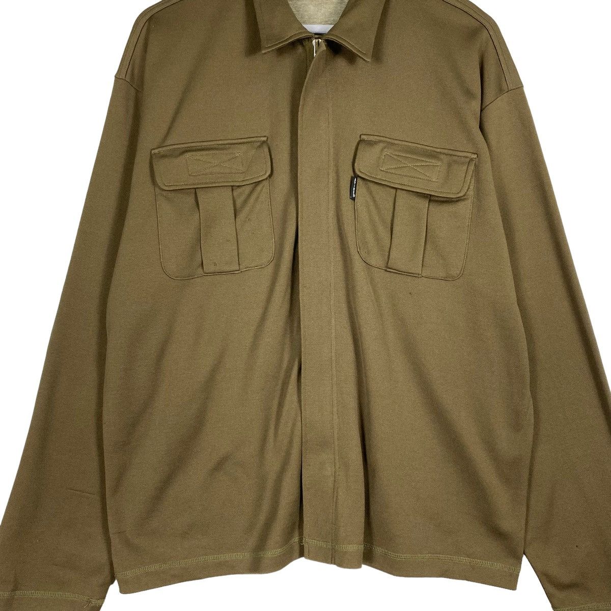 Avirex 💥AVIREX DOUBLE POCKET ZIP LINEN JACKET Size US L / EU 52-54 / 3 - 5 Thumbnail