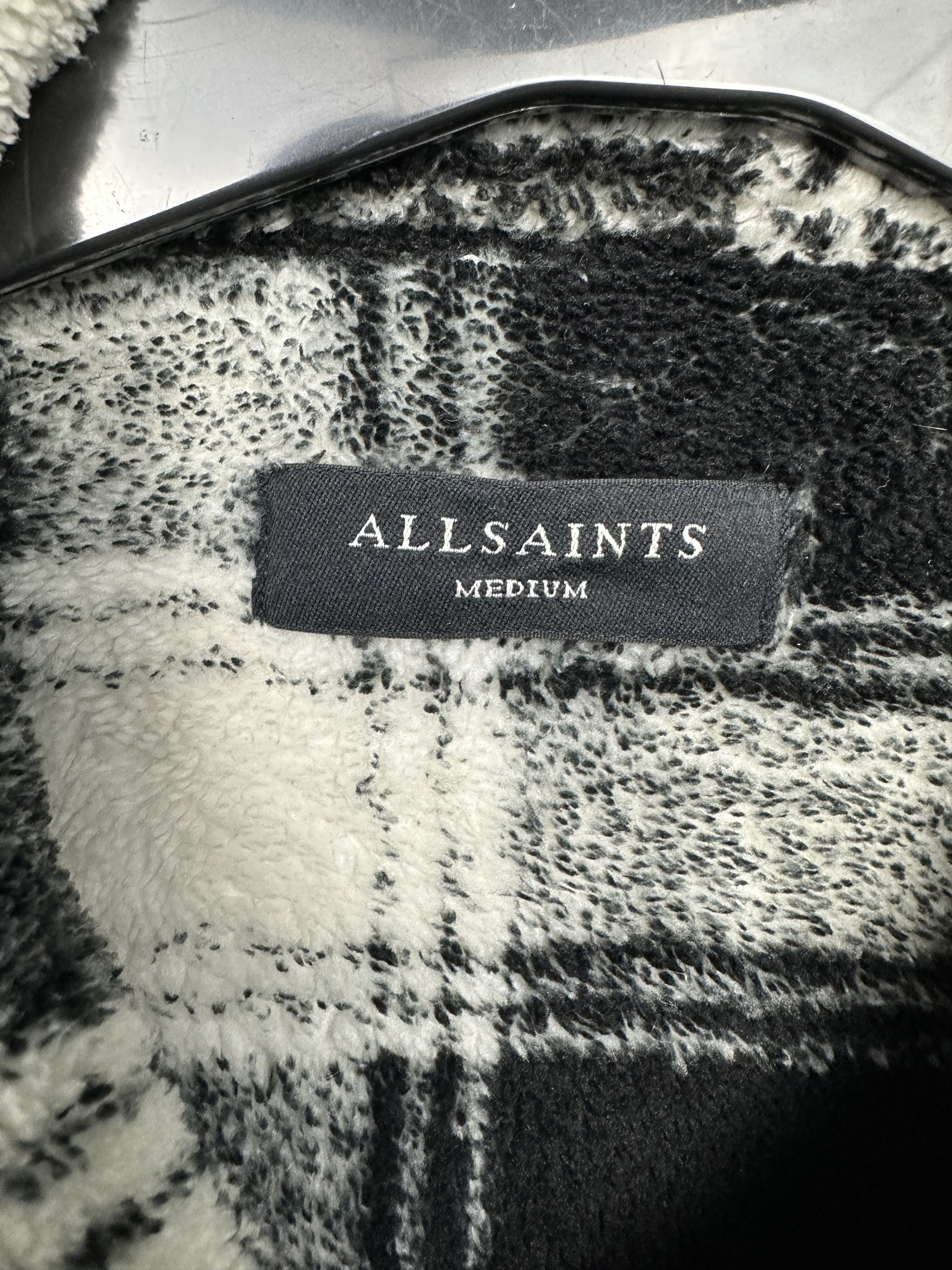 Allsaints Allsaints Mens Franco Teddy Fleece Jacket Size US M / EU 48-50 / 2 - 3 Thumbnail
