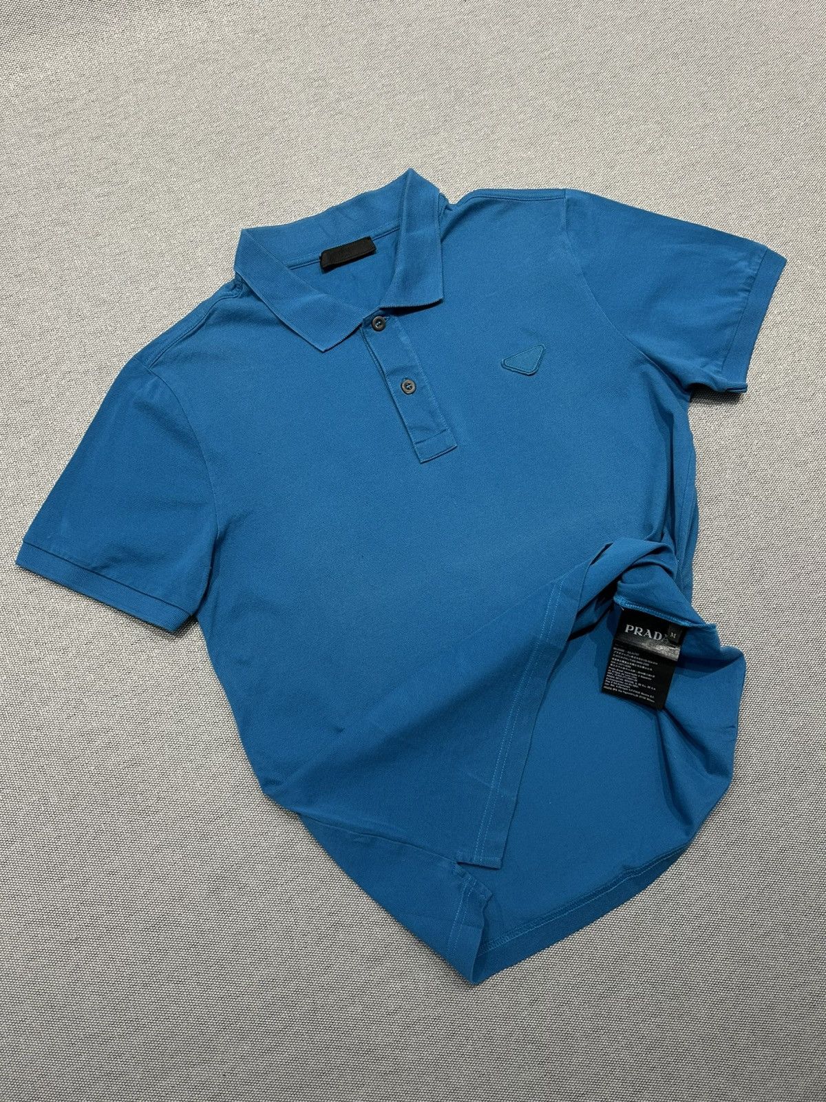 Prada Prada polo t-shirt blue Size US M / EU 48-50 / 2 - 2 Thumbnail