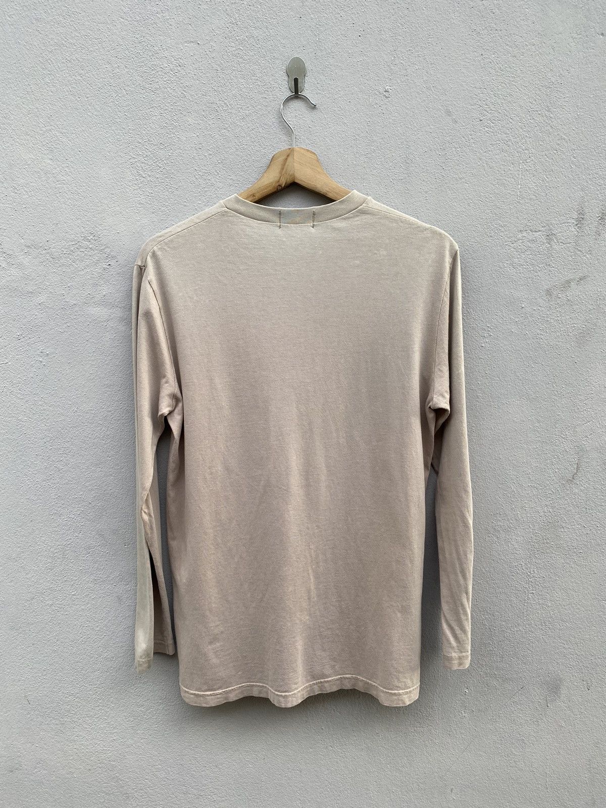 Helmut Lang Helmut Lang Desert Khaki Longsleeve Plain Tshirt Size US S / EU 44-46 / 1 - 6 Thumbnail