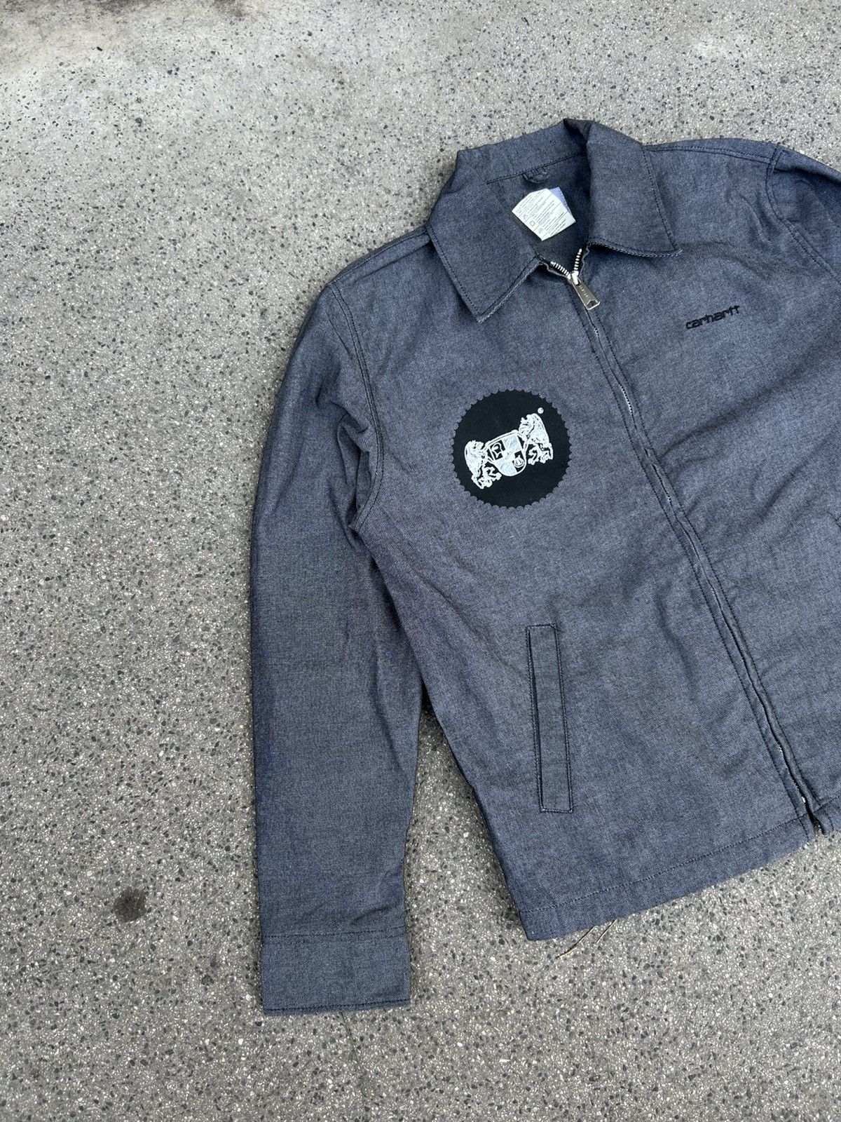 Carhartt Vintage Carhartt 2000s grey light Jacket streetwear style Size US M / EU 48-50 / 2 - 2 Thumbnail