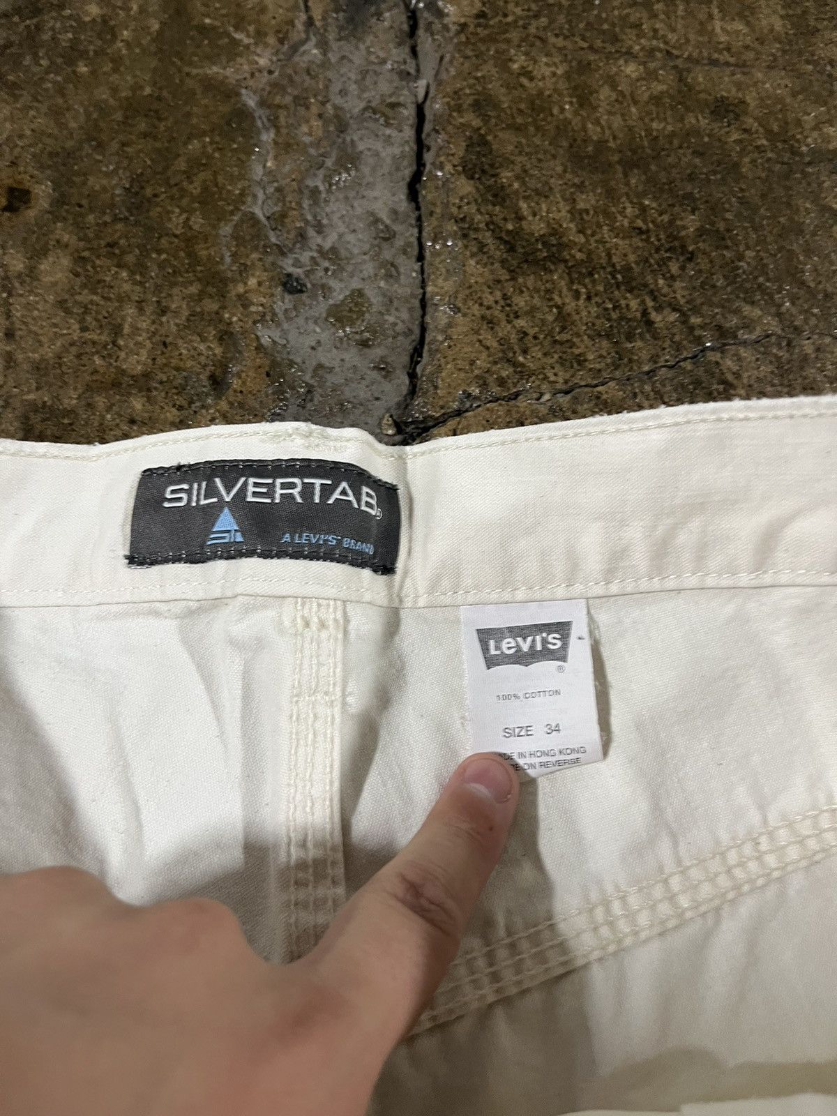 JNCO × Levi's × Vintage Crazy Vintage Levi's SilverTab Carpenter Shorts Baggy Skater Size US 34 / EU 50 - 10 Thumbnail