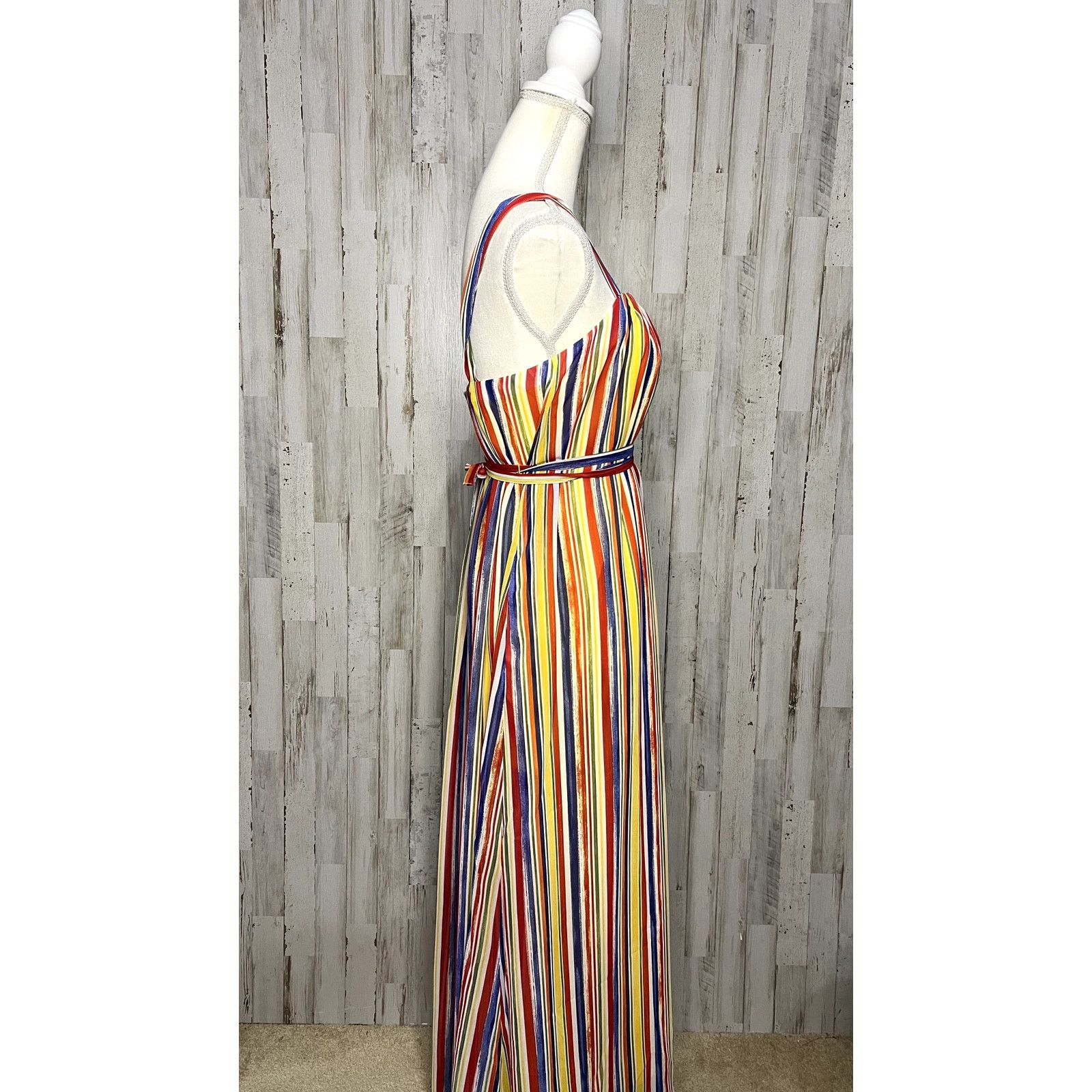 MAGGY LONDON NWT Maggy London Womens Size 0 Striped Maxi Dress Sleeveless Size XS / US 0-2 / IT 36-38 - 3 Thumbnail