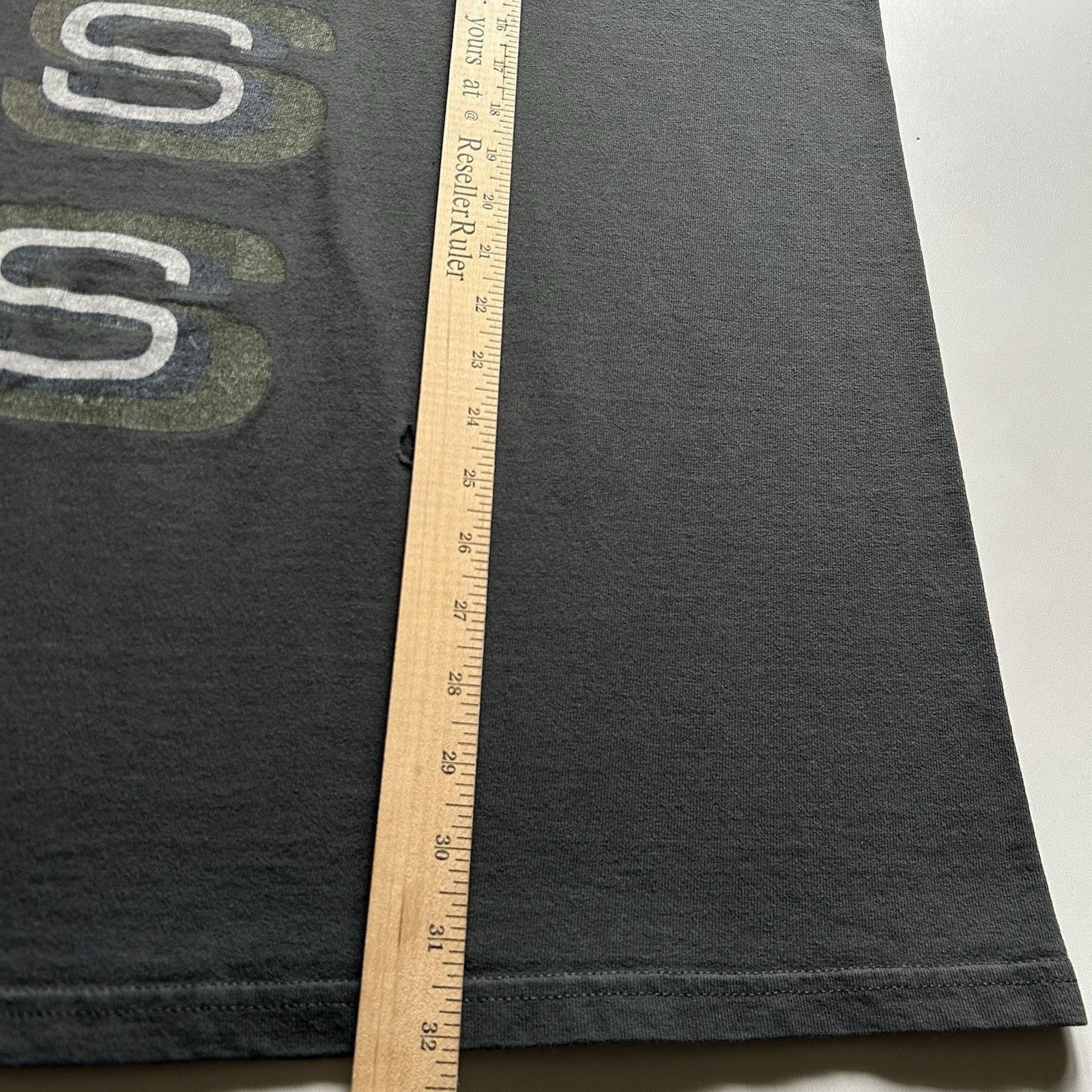 Vintage Vintage 90s Boss T Shirt XXL Black Faded Spell Out Graphic Size US XXL / EU 58 / 5 - 6 Thumbnail