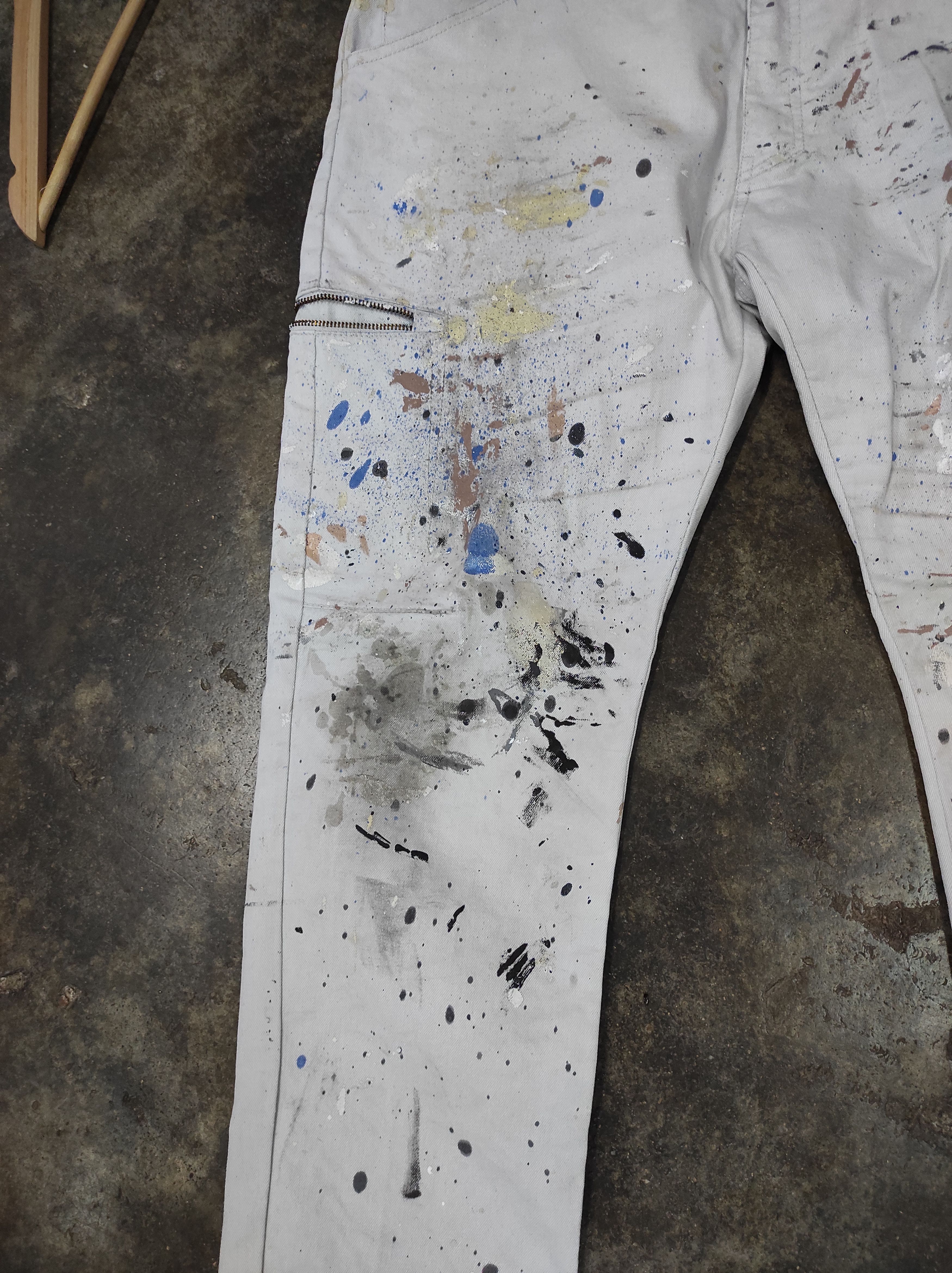 Japanese Brand FIELDCORE PAINT SPLATTER PANTS Size US 38 / EU 54 - 3 Thumbnail