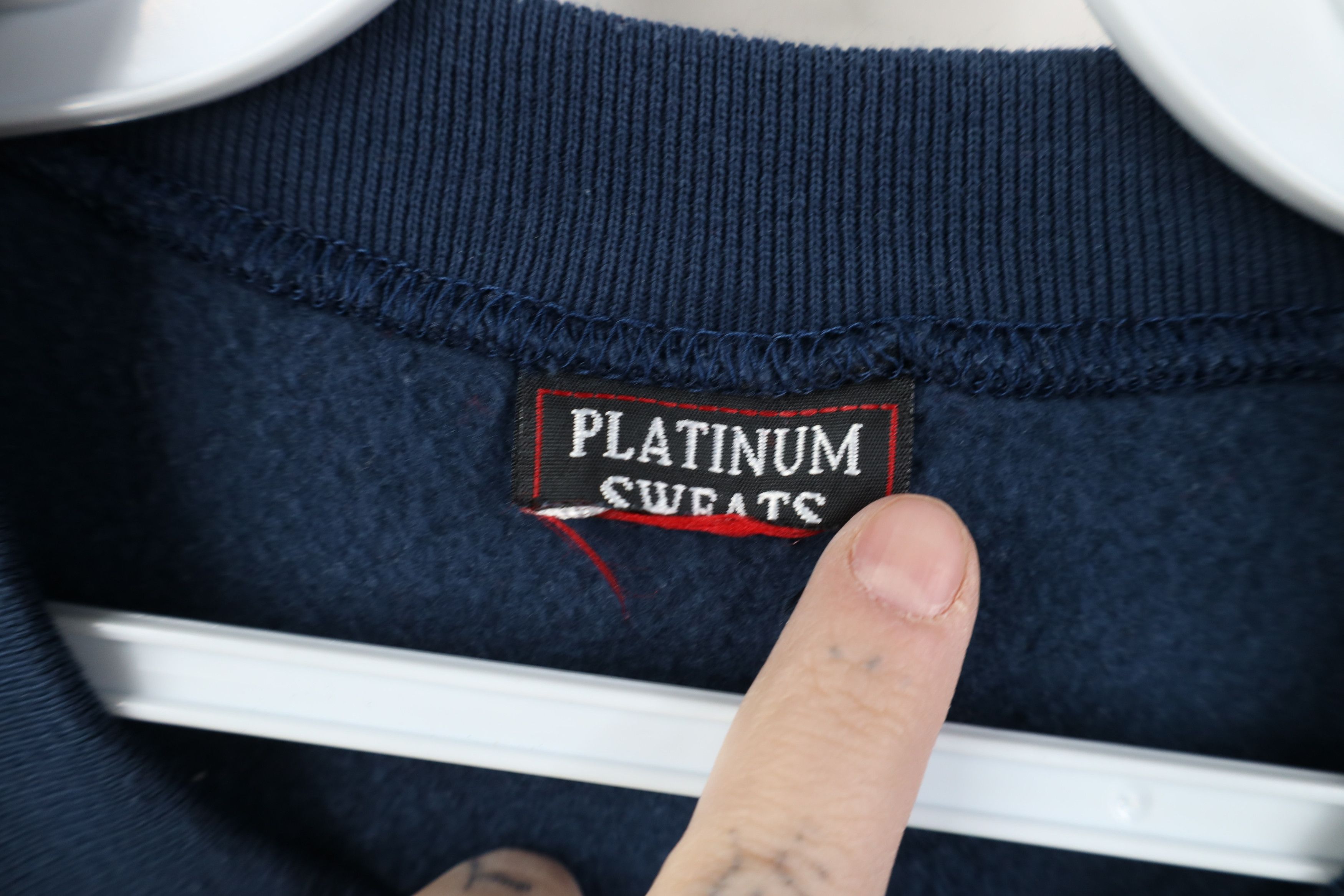 Vintage Vintage 90s Christian Patch Noahs Ark Sweatshirt Blue USA Size 4XL / US 24-26 - 8 Thumbnail