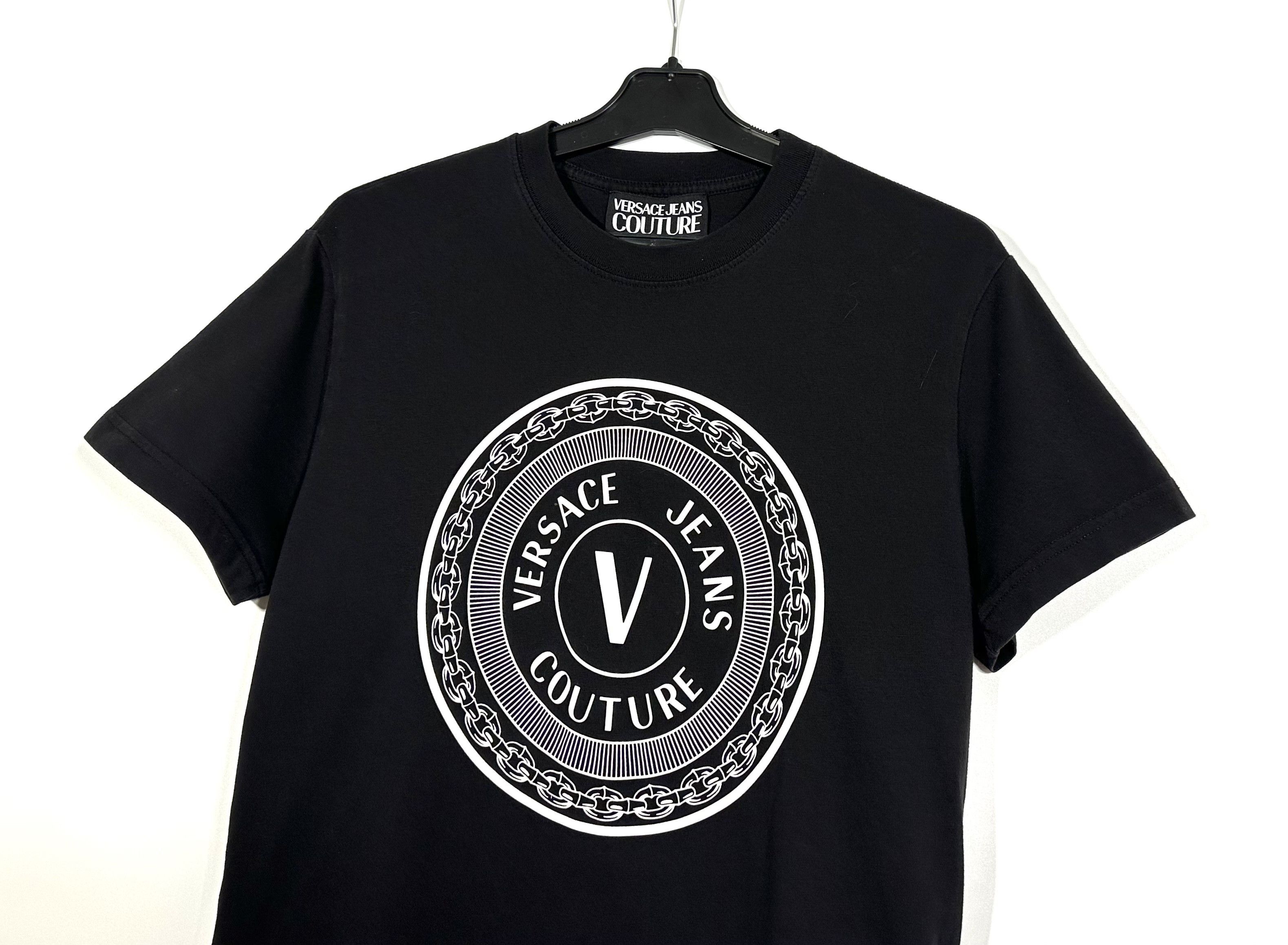 Versace Jeans Couture Versace Jeans Couture T-Shirt V-Logo Crewneck Size US L / EU 52-54 / 3 - 2 Thumbnail