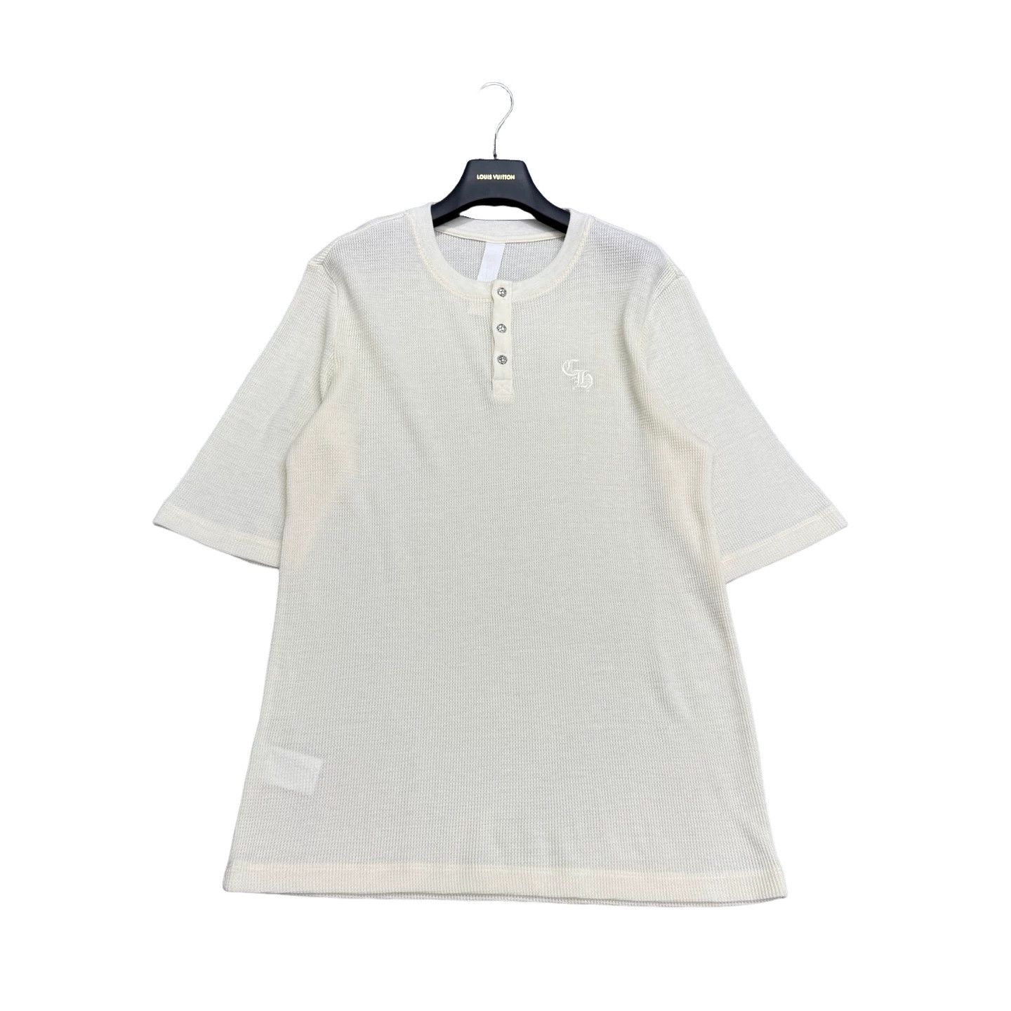 Chrome Hearts Chrome Hearts Embroidered Waffle Knit T-Shirt Size L Size US L / EU 52-54 / 3 - 1 Thumbnail