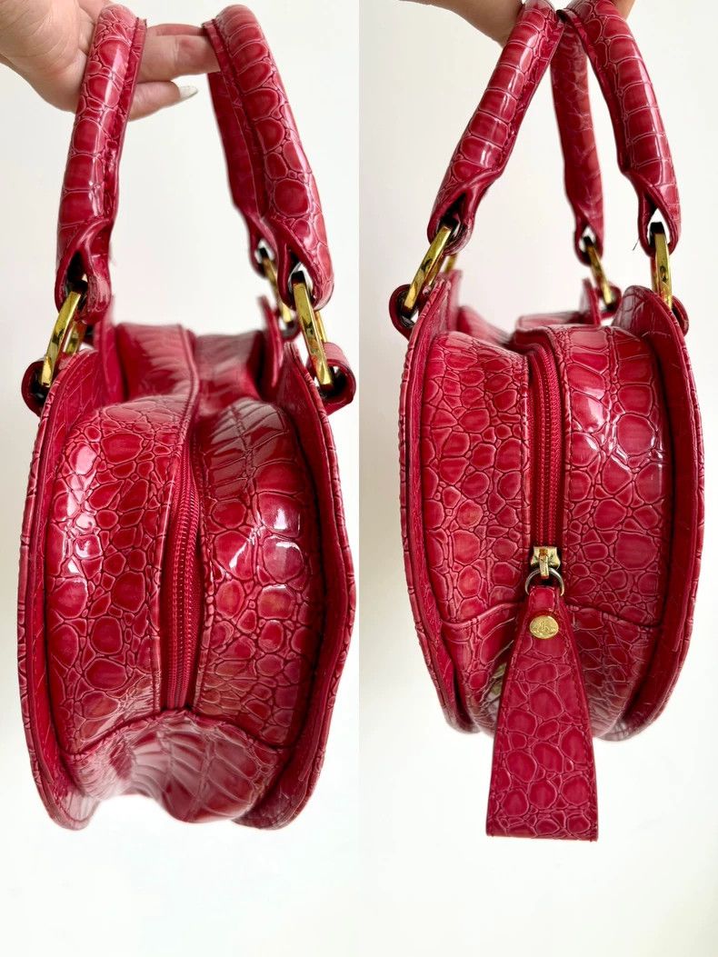 Vivienne Westwood Vivienne Westwood size os Pink alligator leather paint plas Size ONE SIZE - 5 Thumbnail