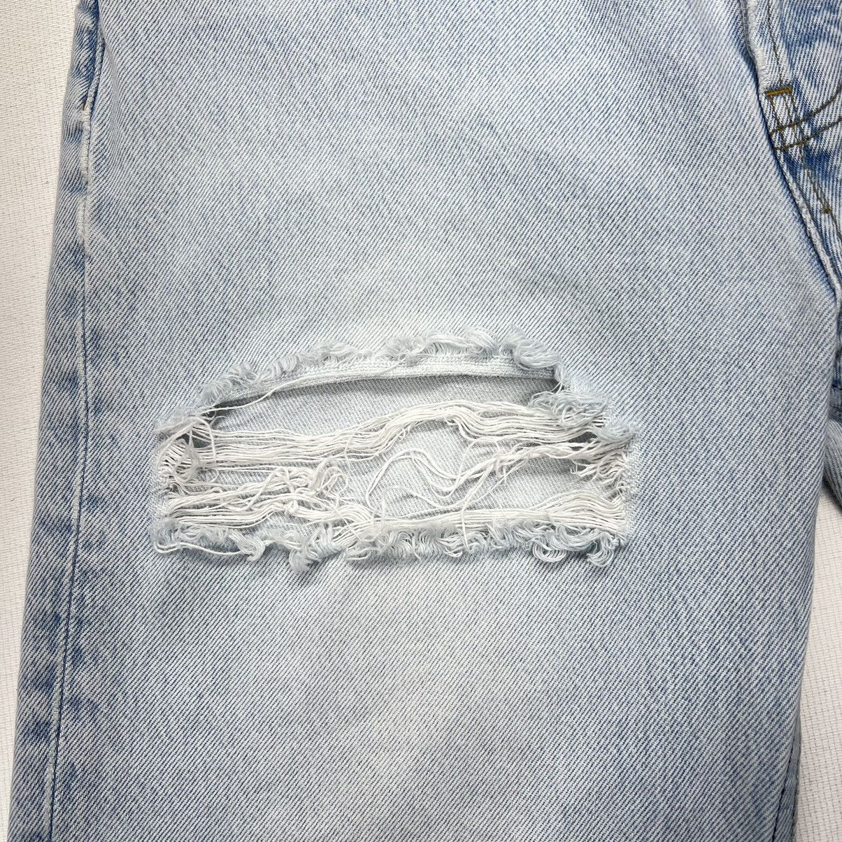 Reformation Reformation Jeans Blue Cynthia High Rise Relaxed Denim Rip Size 29" - 8 Thumbnail