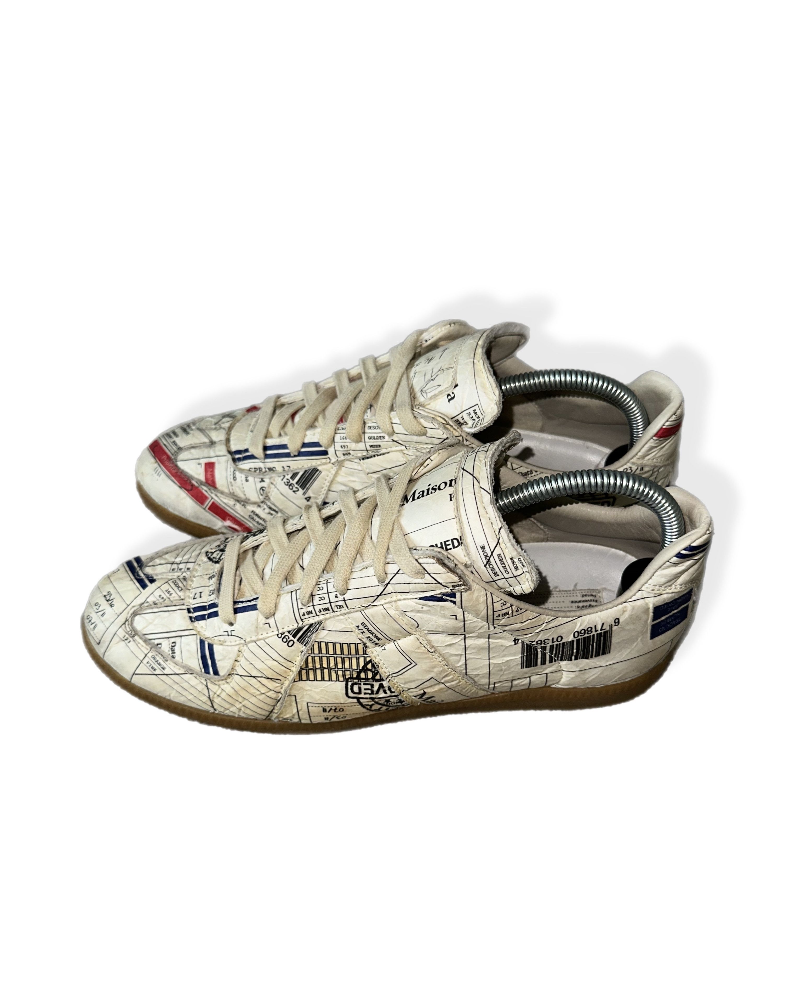 Maison Margiela Maison Margiela GAT “Paper / Collage Print” Rare Size US 8 / EU 41 - 5 Thumbnail