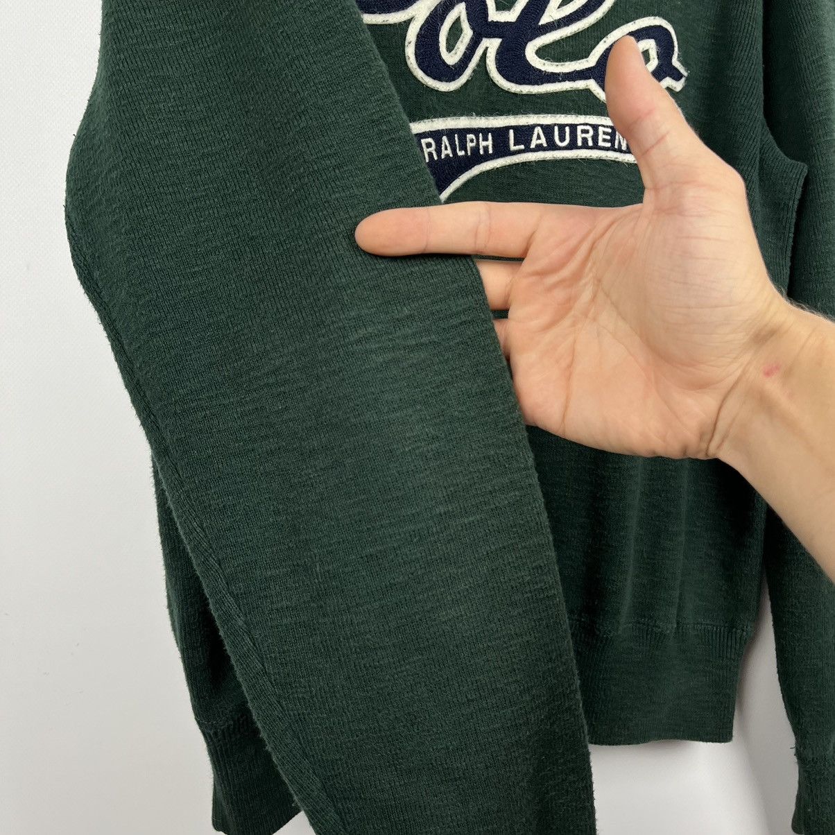 Polo Ralph Lauren Vintage Polo Ralph Lauren big logo 1/4 zip sweater 90’s Size US M / EU 48-50 / 2 - 14 Thumbnail