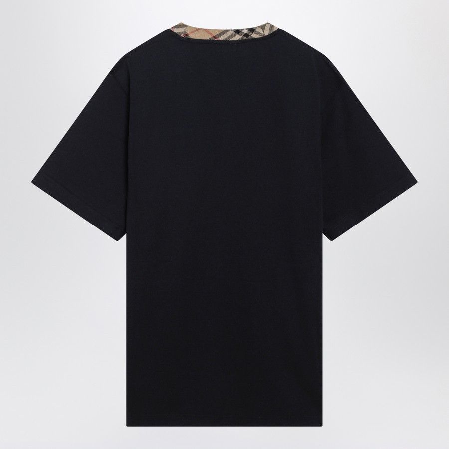 Burberry o1d2blof0226 Check T-Shirt in Navy Size US M / EU 48-50 / 2 - 2 Thumbnail