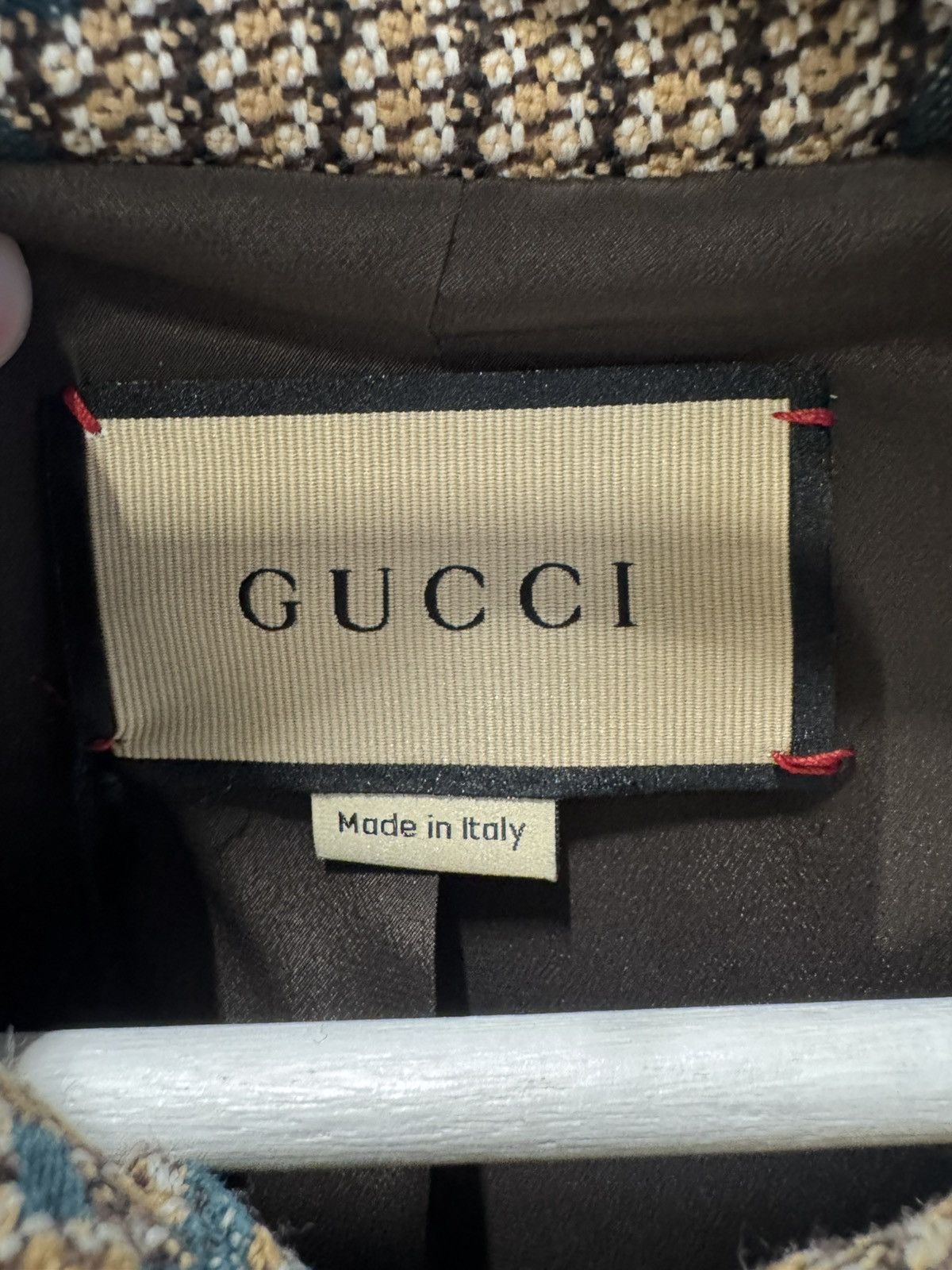 Gucci Gucci Jumbo GG Wool Stripes Bomber Jacket NEW 4000$ Size S / US 4 / IT 40 - 7 Thumbnail