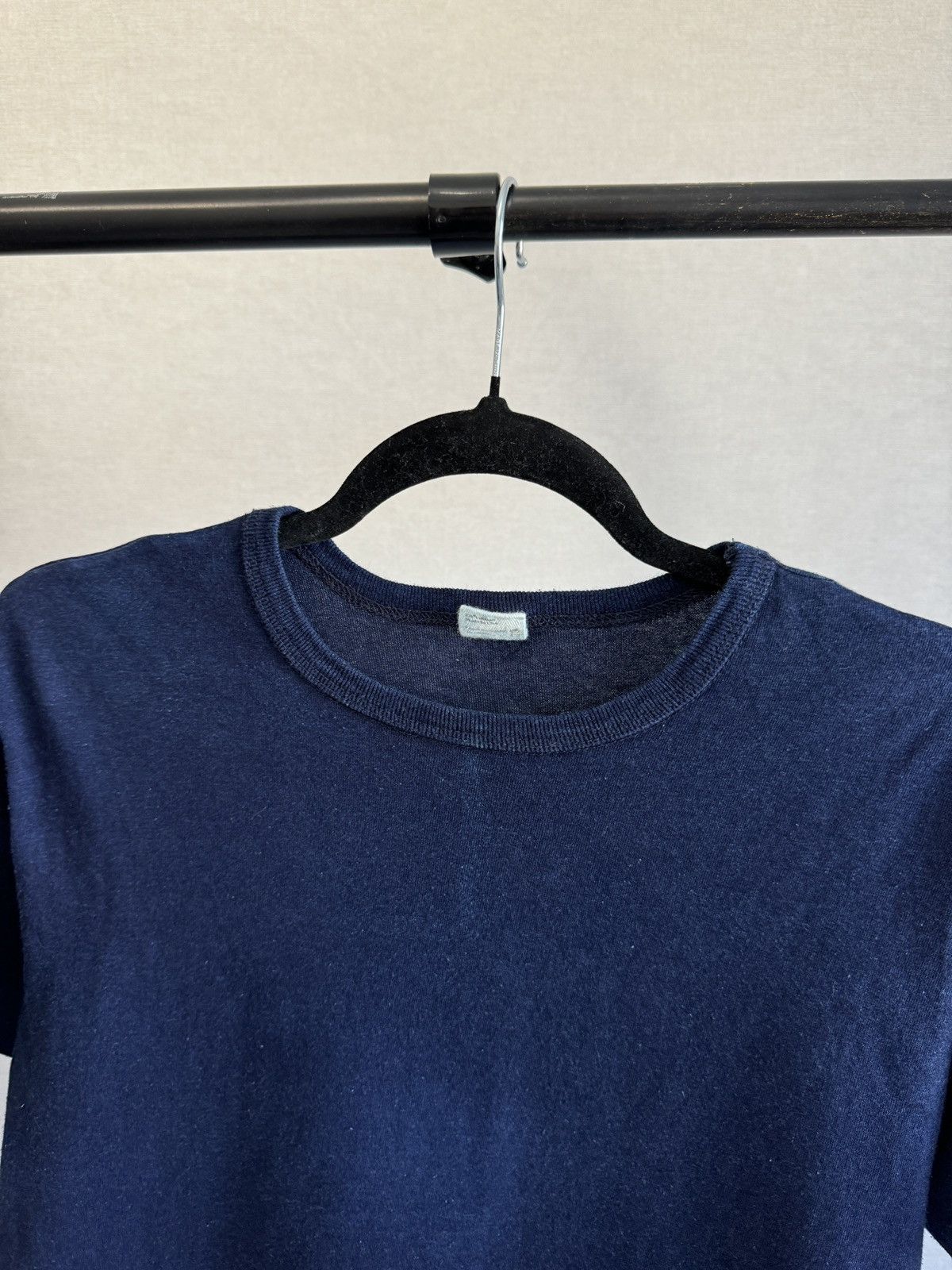 3sixteen 3Sixsteen wash indigo blue made in USA basic tee shirt Size US M / EU 48-50 / 2 - 5 Thumbnail