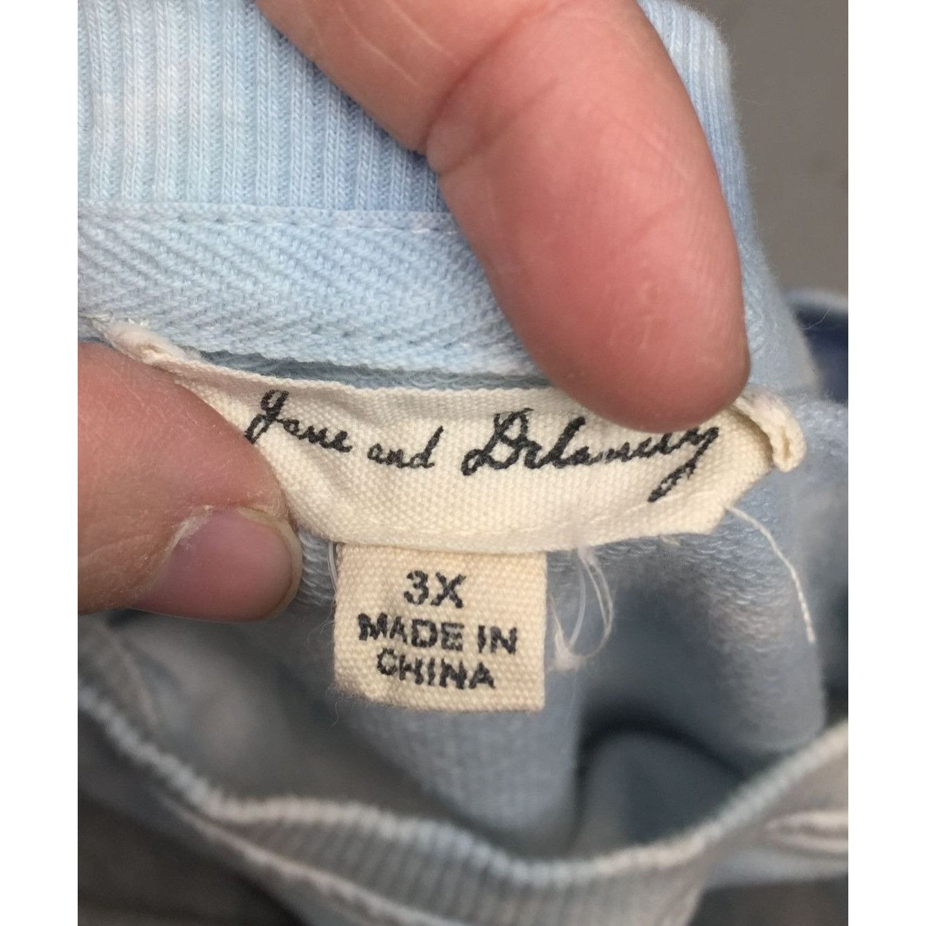 Other ''Jane and Delaney'' Womens Size 3X Tie Dyed Blue & White Sh Size 3XL / US 20-22 - 2 Thumbnail