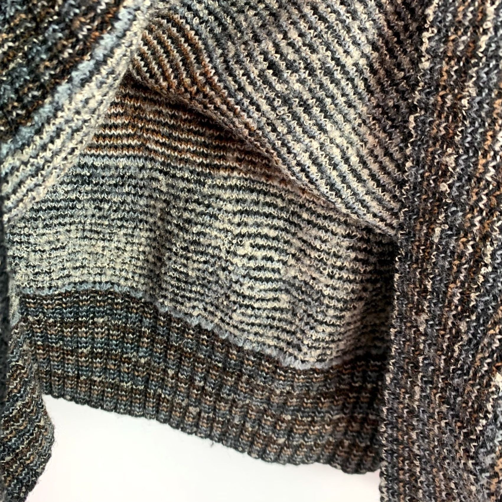 Vintage VINTAGE Lamberti Wool Blend Italy Geometric Sweater XL Indie Sleaze Size US XL / EU 56 / 4 - 4 Thumbnail