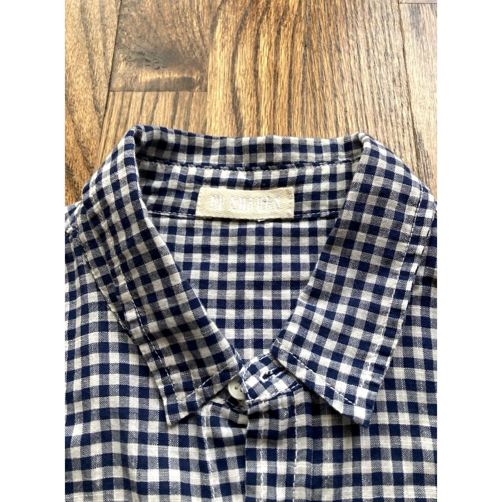 Vintage CP Shades Shirt Mens Medium Cotton Gingham Plaid Long Sleeve Button Up USA Blue Size US M / EU 48-50 / 2 - 3 Thumbnail