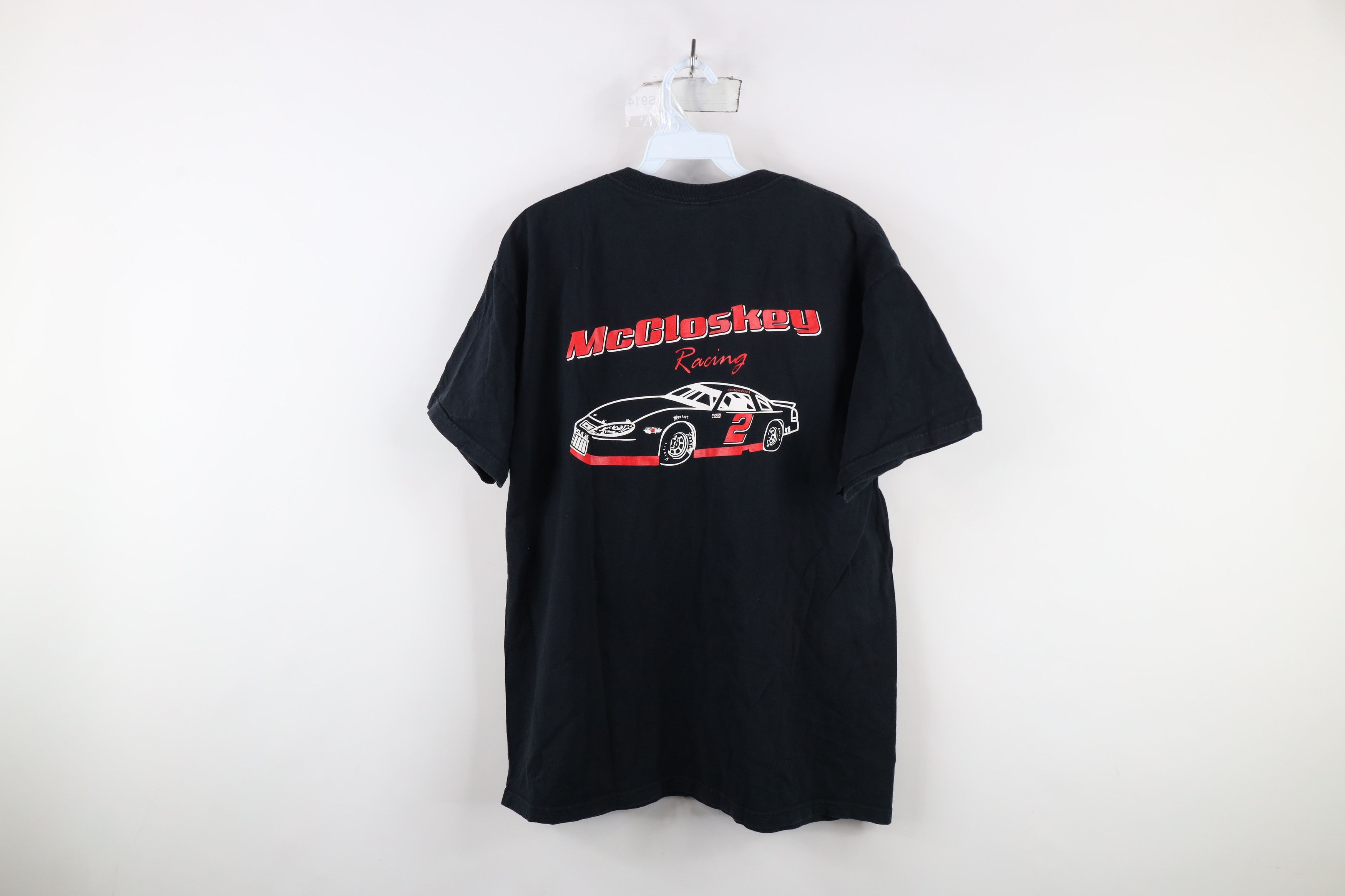 Vintage Vintage Y2K Streetwear McCloskey Racing Short Sleeve T-Shirt Size US L / EU 52-54 / 3 - 13 Thumbnail