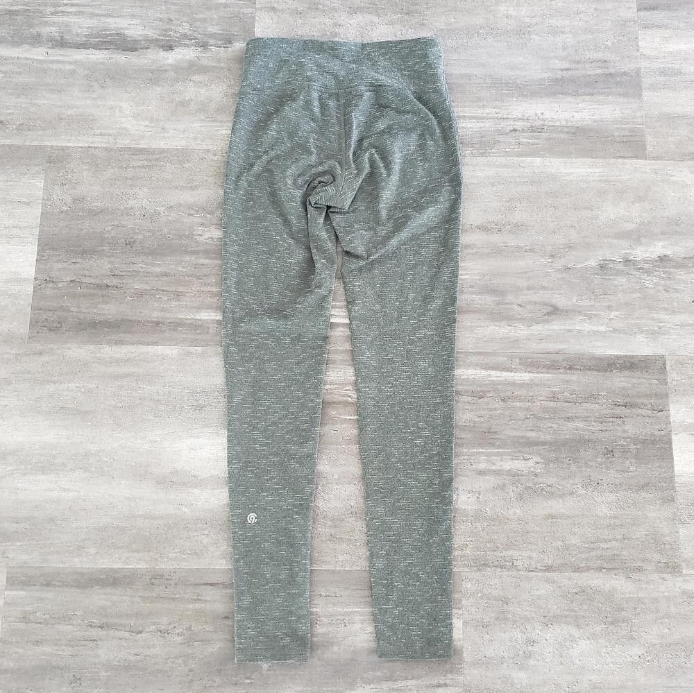 Designer Olive Heathered C9 High Waisted Athletic Legging Size 28" / US 6 / IT 42 - 2 Thumbnail
