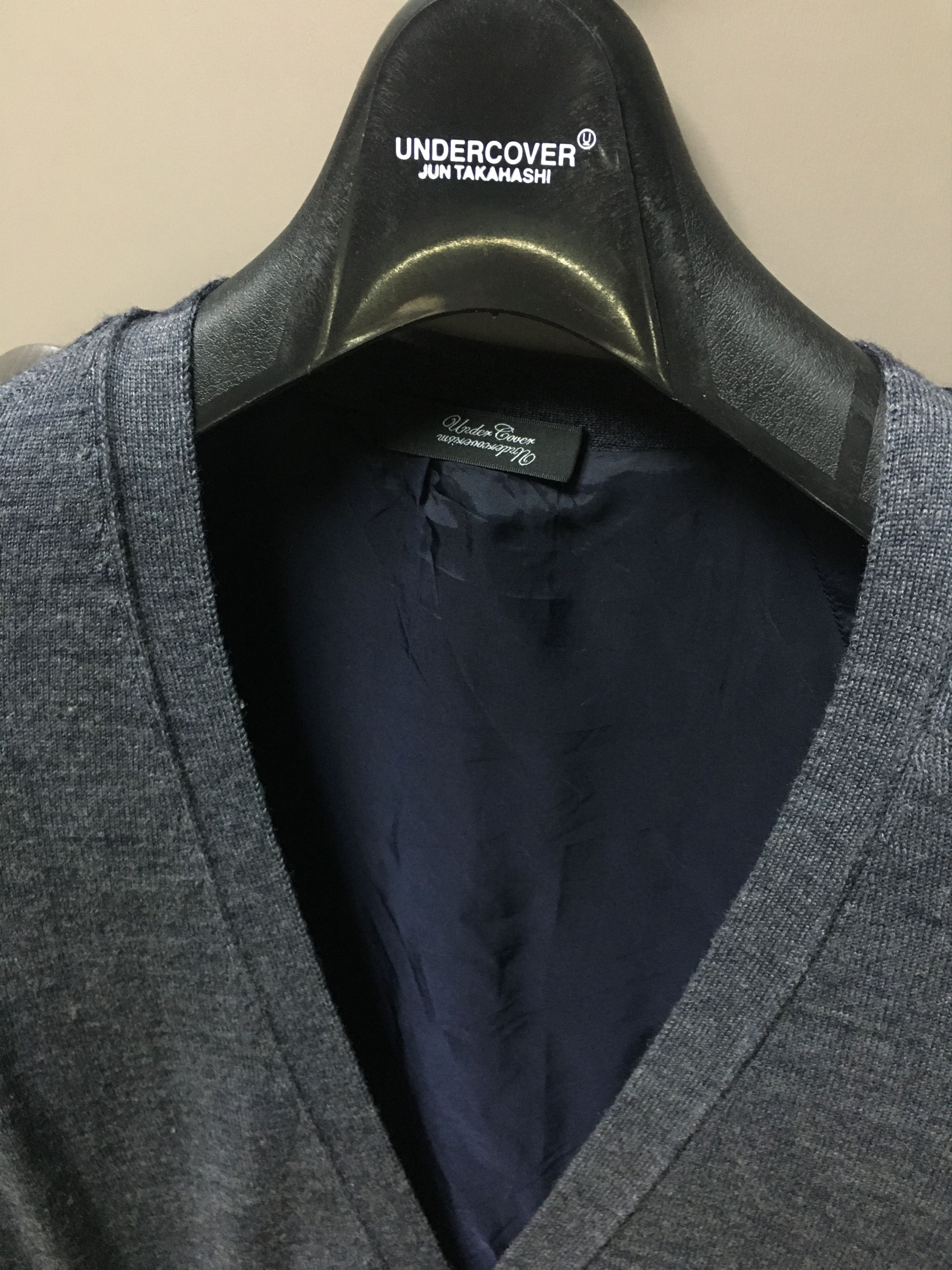 Undercover Undercoverism Deconstructed Cupra-Lined Wool Long Cardigan Size US M / EU 48-50 / 2 - 3 Thumbnail