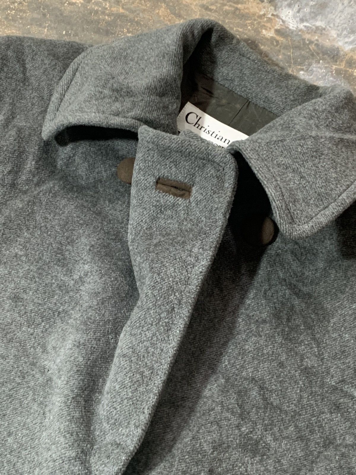 Christian Dior Monsieur Vintage Christian Dior Wool Double Breasted Coat Size 42S - 3 Thumbnail