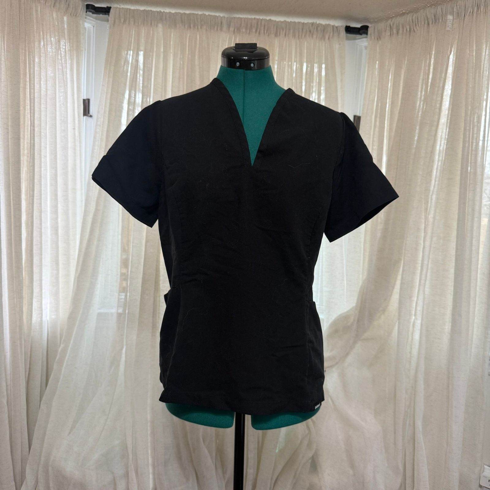 Other Jaanuu Black Scrub Top | Sz S Size US S / EU 44-46 / 1 - 2 Thumbnail