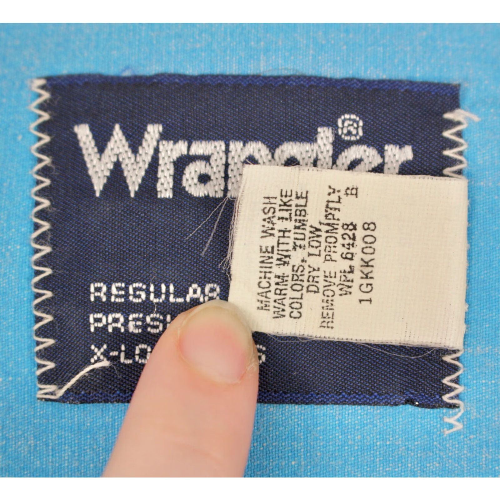 Wrangler VINTAGE Wrangler Western Shirt 90s Striped Men’s 36 Pink Size US M / EU 48-50 / 2 - 5 Thumbnail