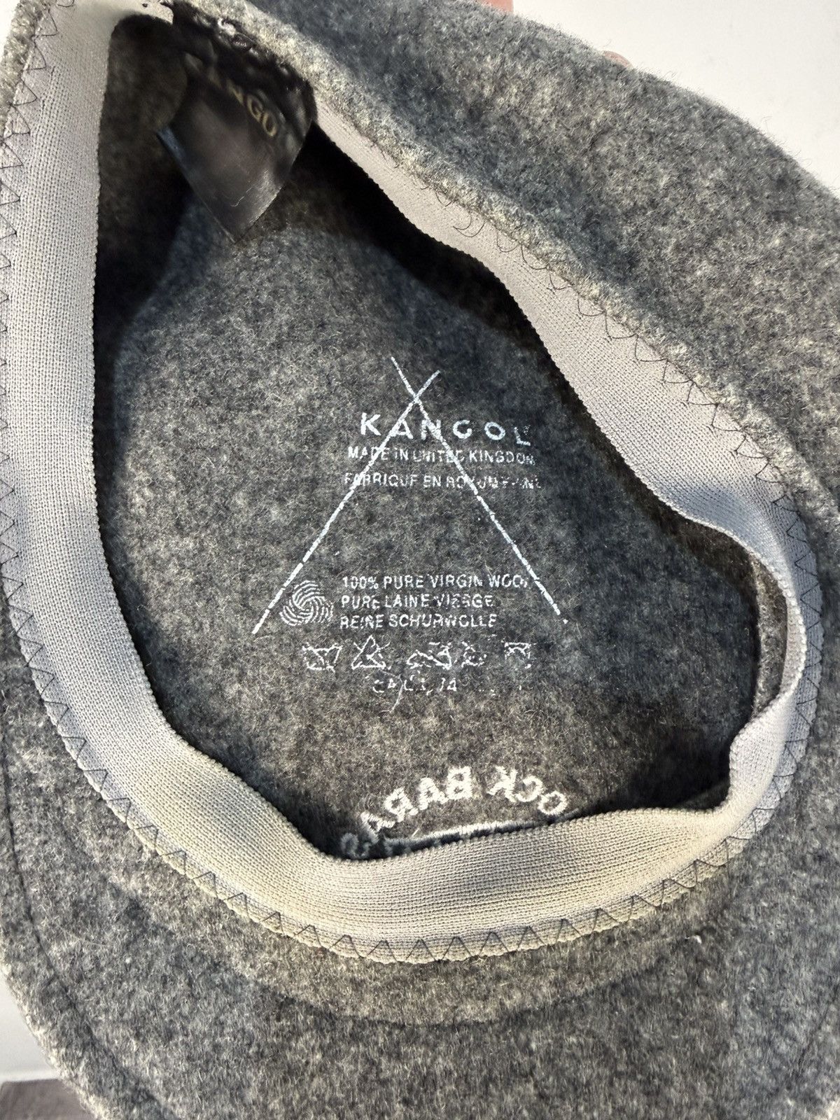 Kangol Kangol Wool Beret Grey Vintage Classic Cap Made in England Size ONE SIZE - 8 Thumbnail