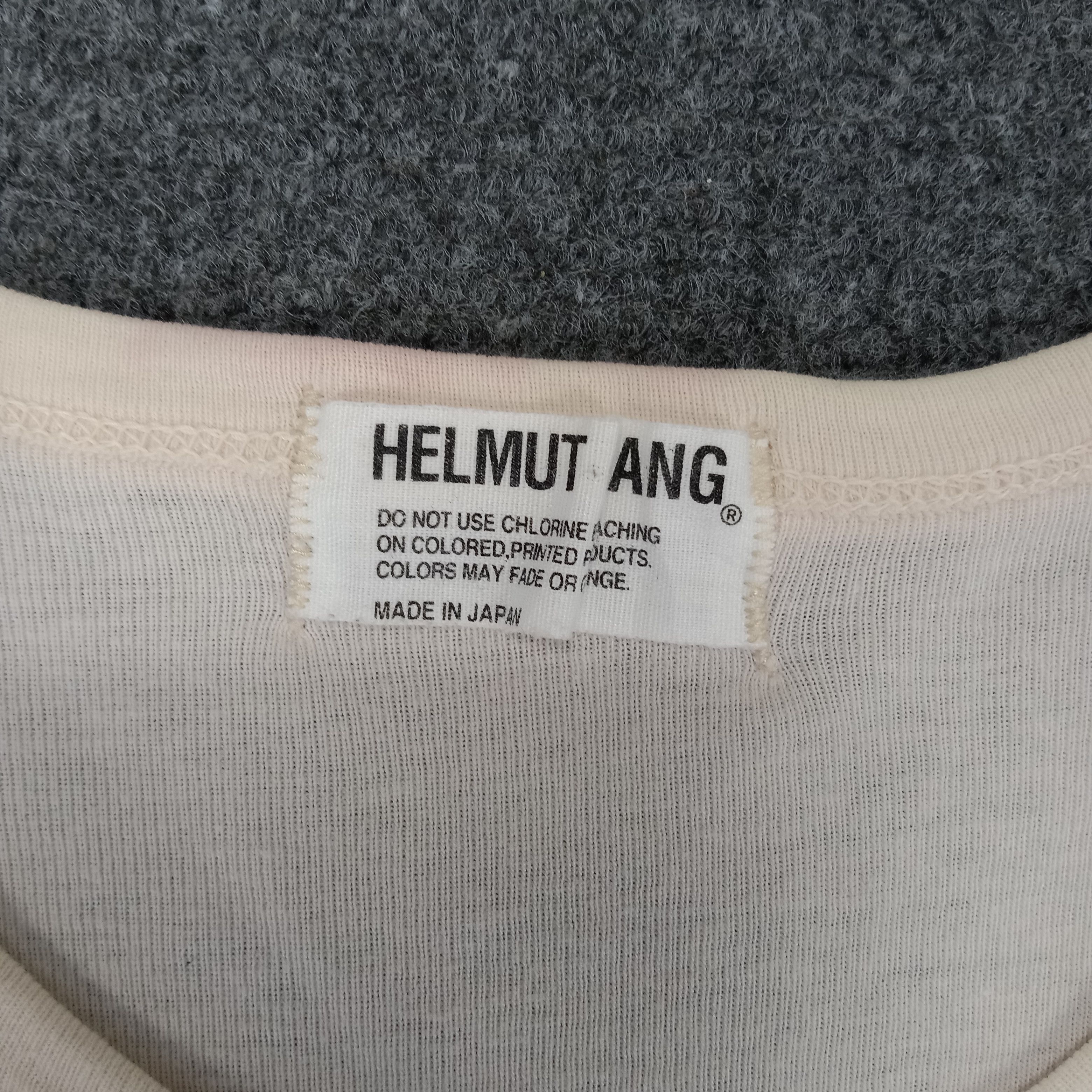 Helmut Lang × Vintage Helmut Lang Luxury Brand Plain Tshirt Size XS / US 0-2 / IT 36-38 - 3 Thumbnail
