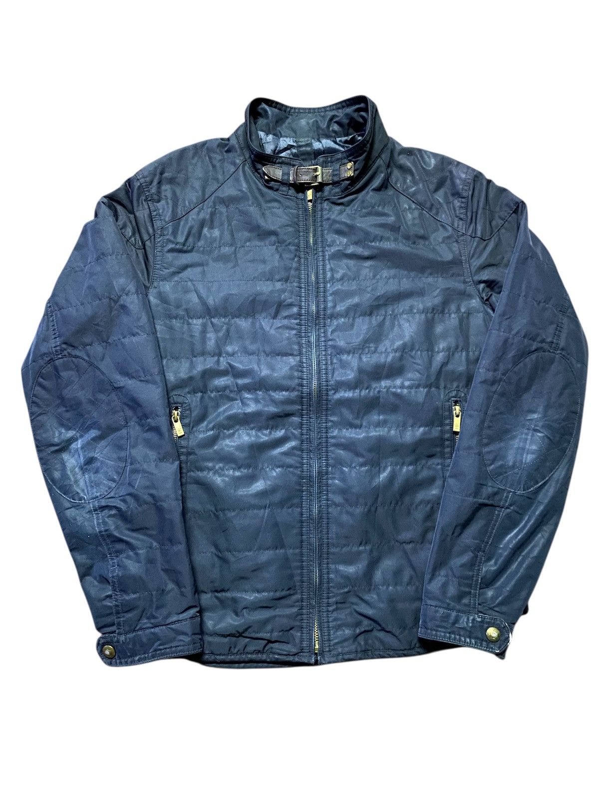 Massimo Dutti Massimo Dutti Navy Quilted Jacket Size US M / EU 48-50 / 2 - 1 Thumbnail