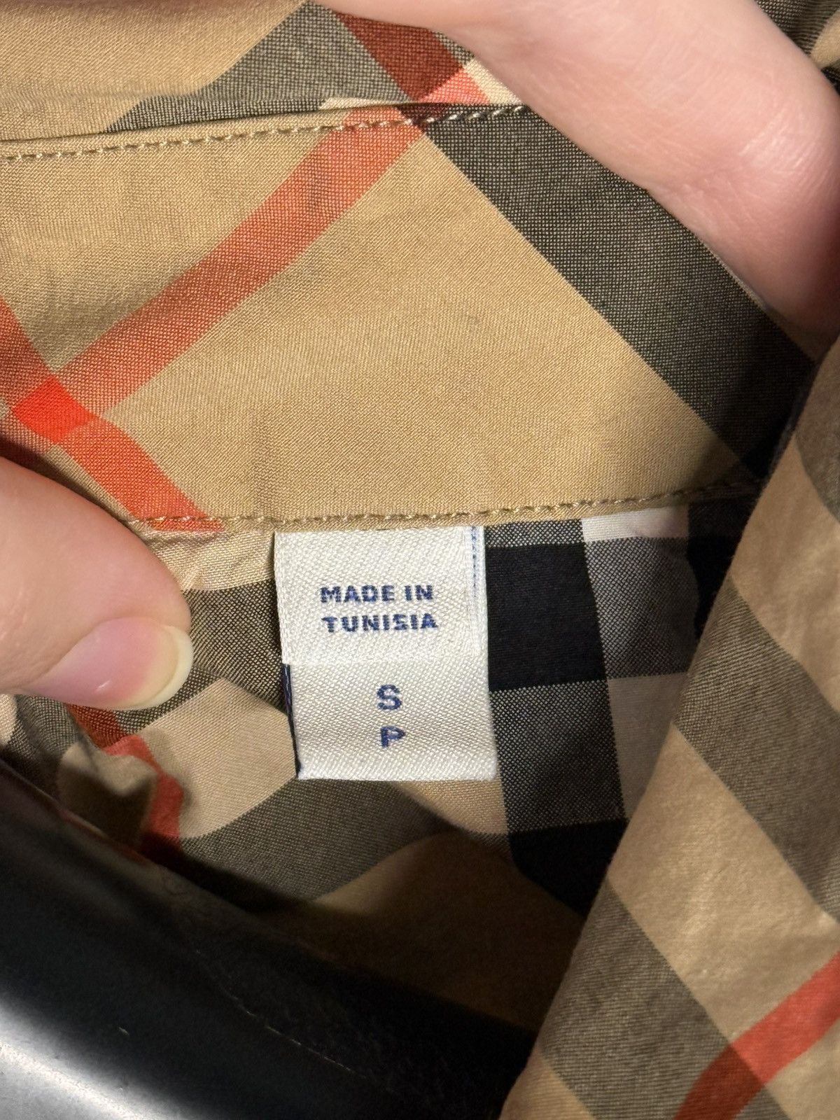 Burberry Burberry Short Sleeve Check Cotton Poplin Shirt Size US S / EU 44-46 / 1 - 4 Thumbnail