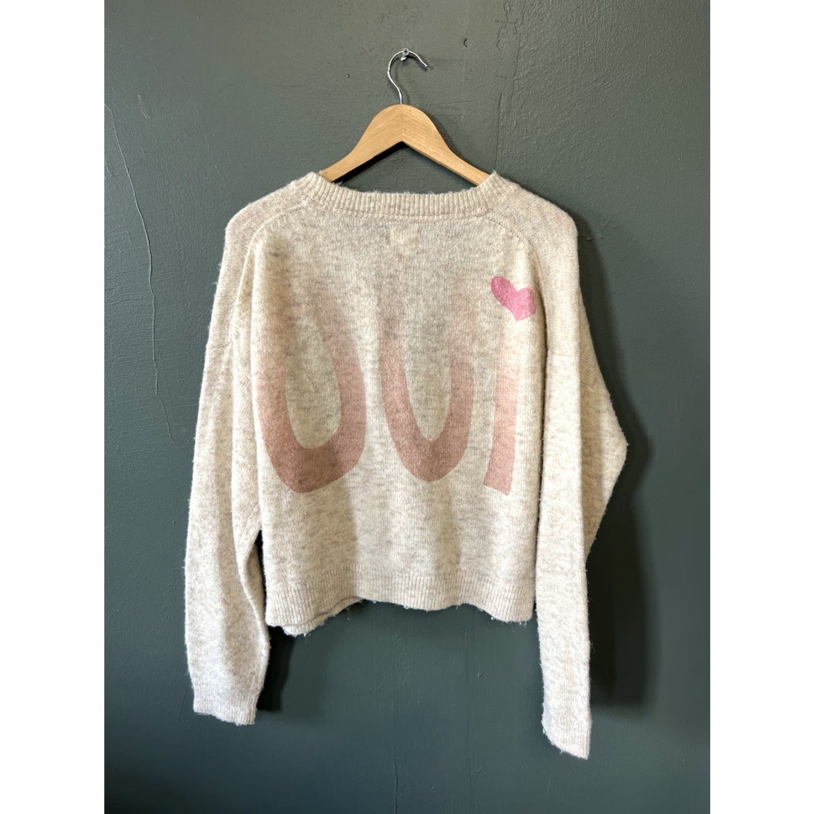 Sundry Sundry Cardigan Sweater Womens Beige Wool Cashmere Button Up Size 3 Regular Knit Sleeve Long Scoop Neck 3 Love Fall Winter Spring Size XS / US 0-2 / IT 36-38 - 2 Thumbnail