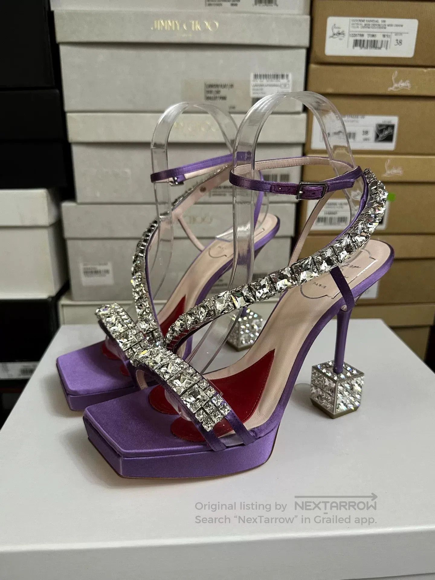 Roger Vivier Roger Vivier Crystal Embellished High Heels. Size US 7 / IT 37 - 5 Thumbnail