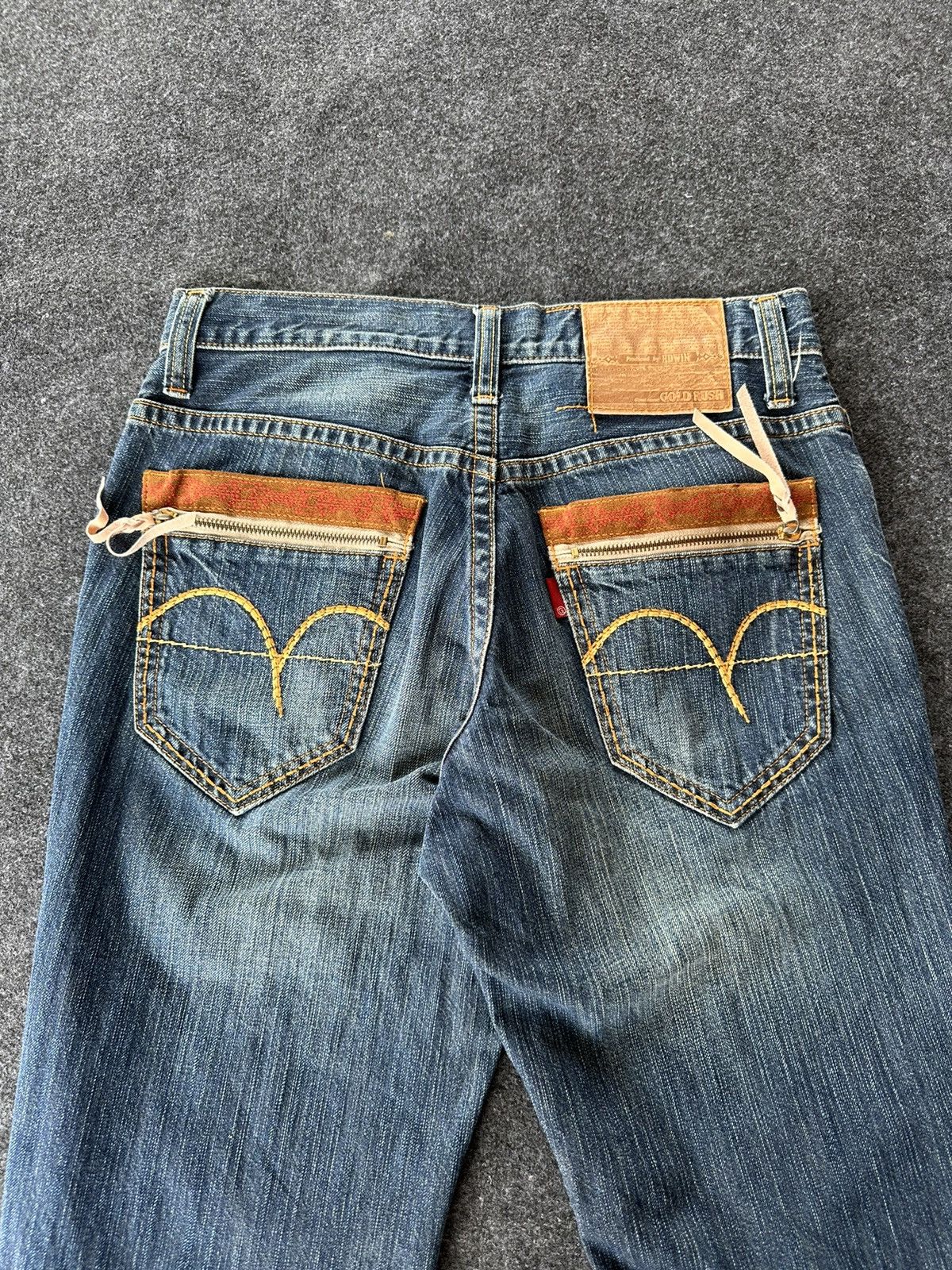 Edwin Edwin Gold Rush Vintage Distressed Washed Denim W30 F73 Size US 30 / EU 46 - 4 Thumbnail