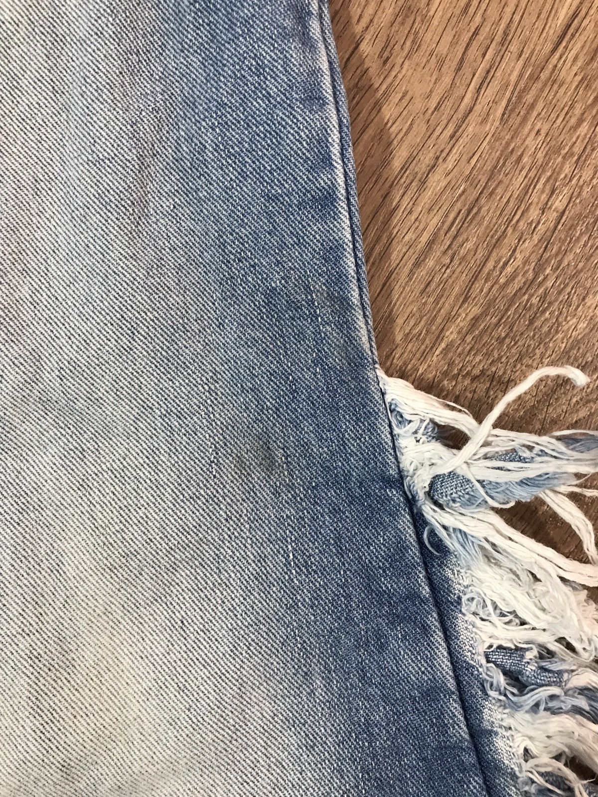 Vintage Vintage Big Flare Denim Pants Jeans Size 29" - 5 Thumbnail