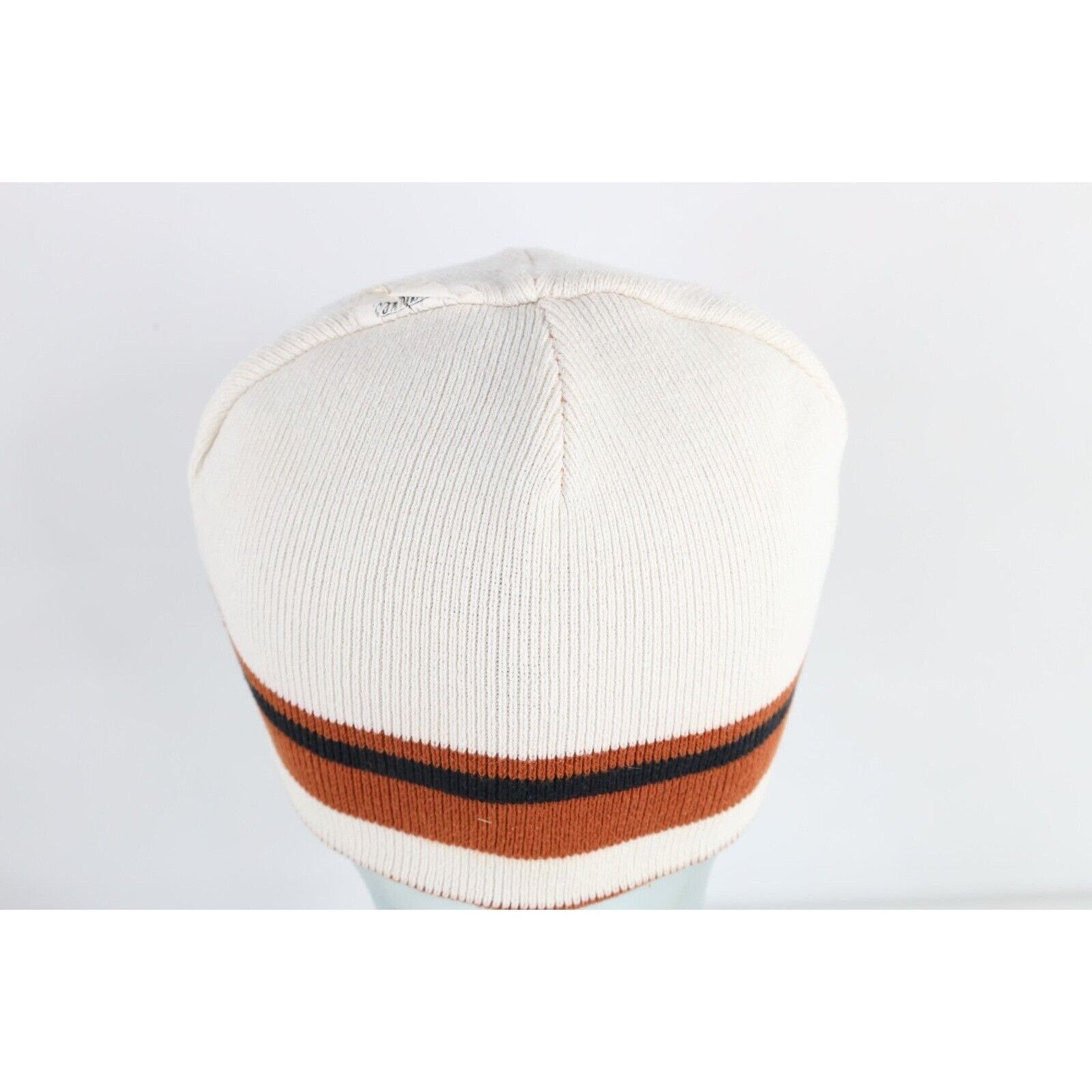 Vintage Vintage 90s Reversible University of Texas Ribbed Knit Hat Size ONE SIZE - 11 Thumbnail