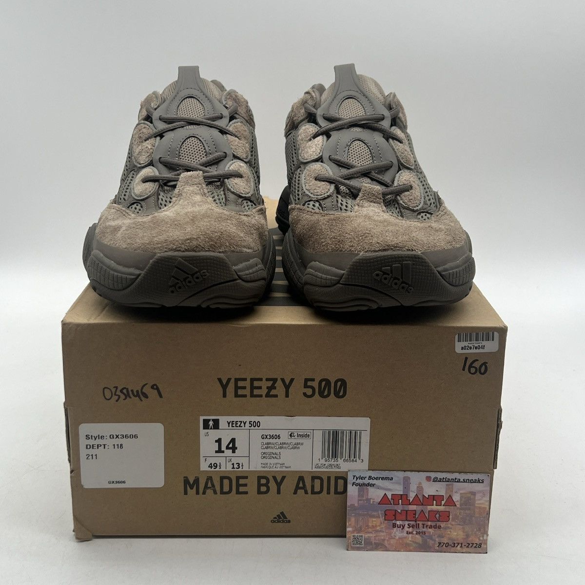 Adidas Yeezy 500 brown clay Size US 14 / EU 47 - 2 Thumbnail