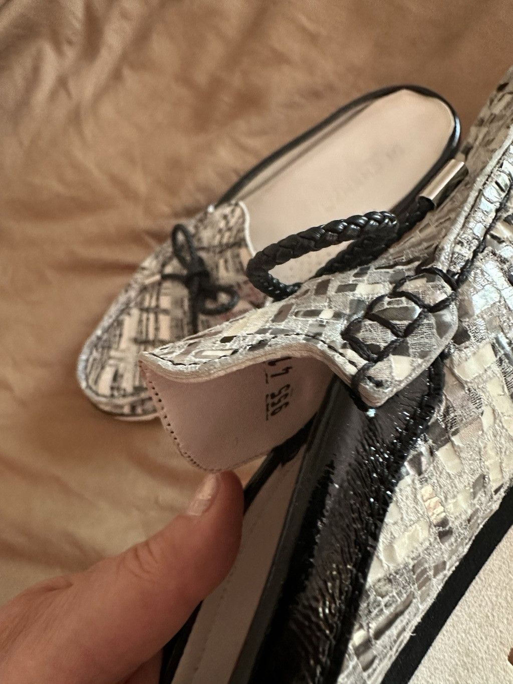Italia Independent Di Chenzo Size 41, 10 Italy Handmade Leather Black Silver Mu Size US 11 / IT 41 - 7 Thumbnail