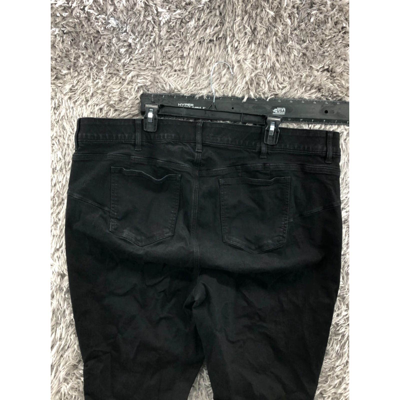 Torrid Torrid Jeans Skinny Crop Dark Wash Black Plus Size 26 Womens Denim 5-Pocket High Rise Logo Button Zipper Collection Size 26" / US 2 / IT 38 - 6 Thumbnail