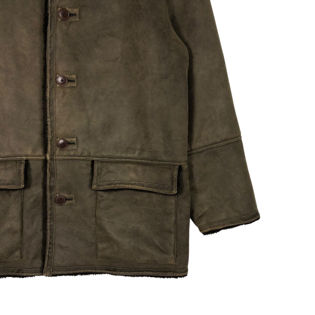 Japanese Brand 🔥VINTAGE GENUINE LEATHER JACKET MEN’S CLUB ISSEY MIYAKE Size US L / EU 52-54 / 3 - 7 Thumbnail