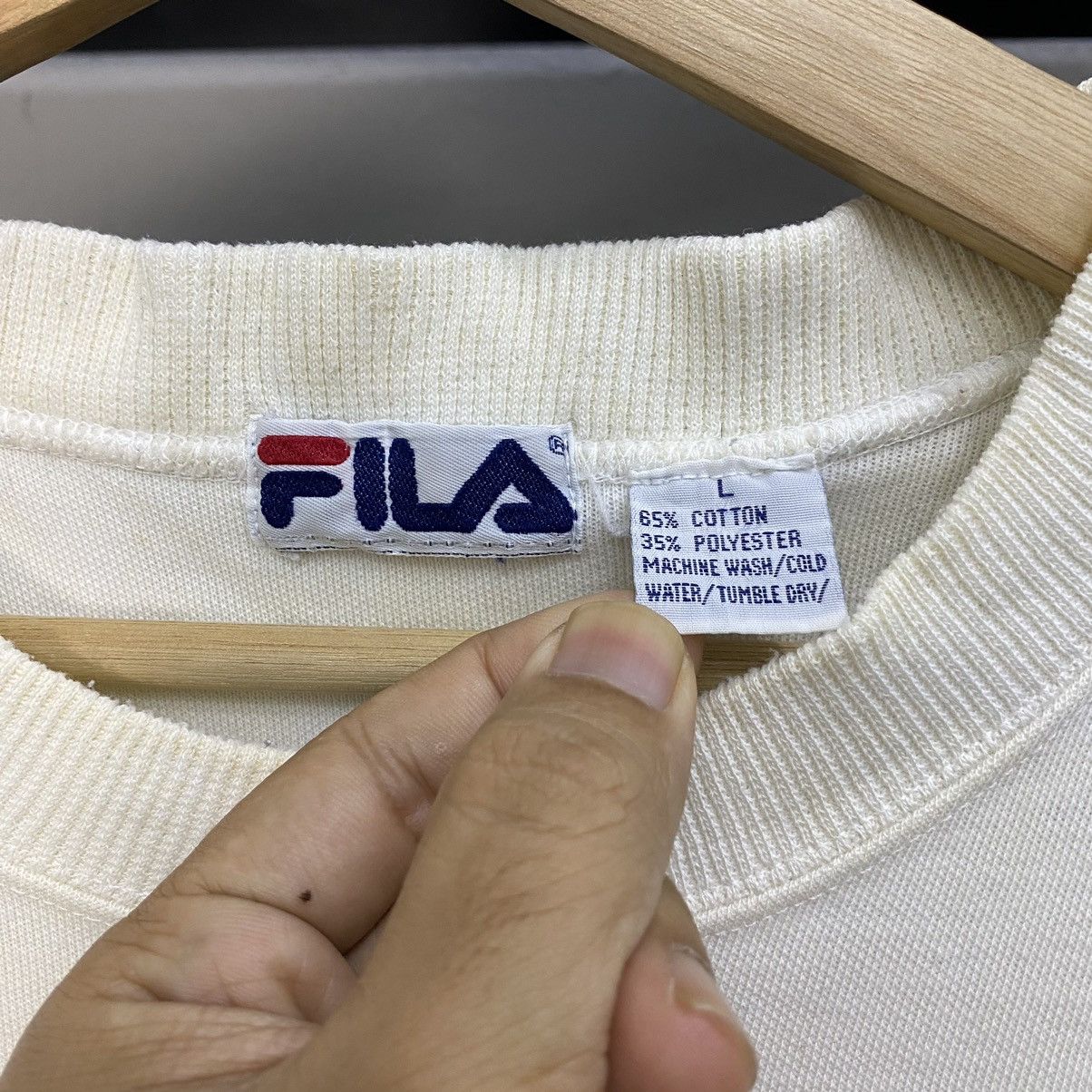 Fila × Vintage Vintage Fila Big Logo Sweatshirt Crewneck❗️ Size US M / EU 48-50 / 2 - 3 Thumbnail