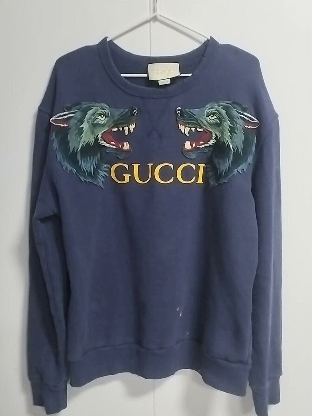 Gucci gucci wolf embroidery sweatshirt size m Size US M / EU 48-50 / 2 - 1 Thumbnail