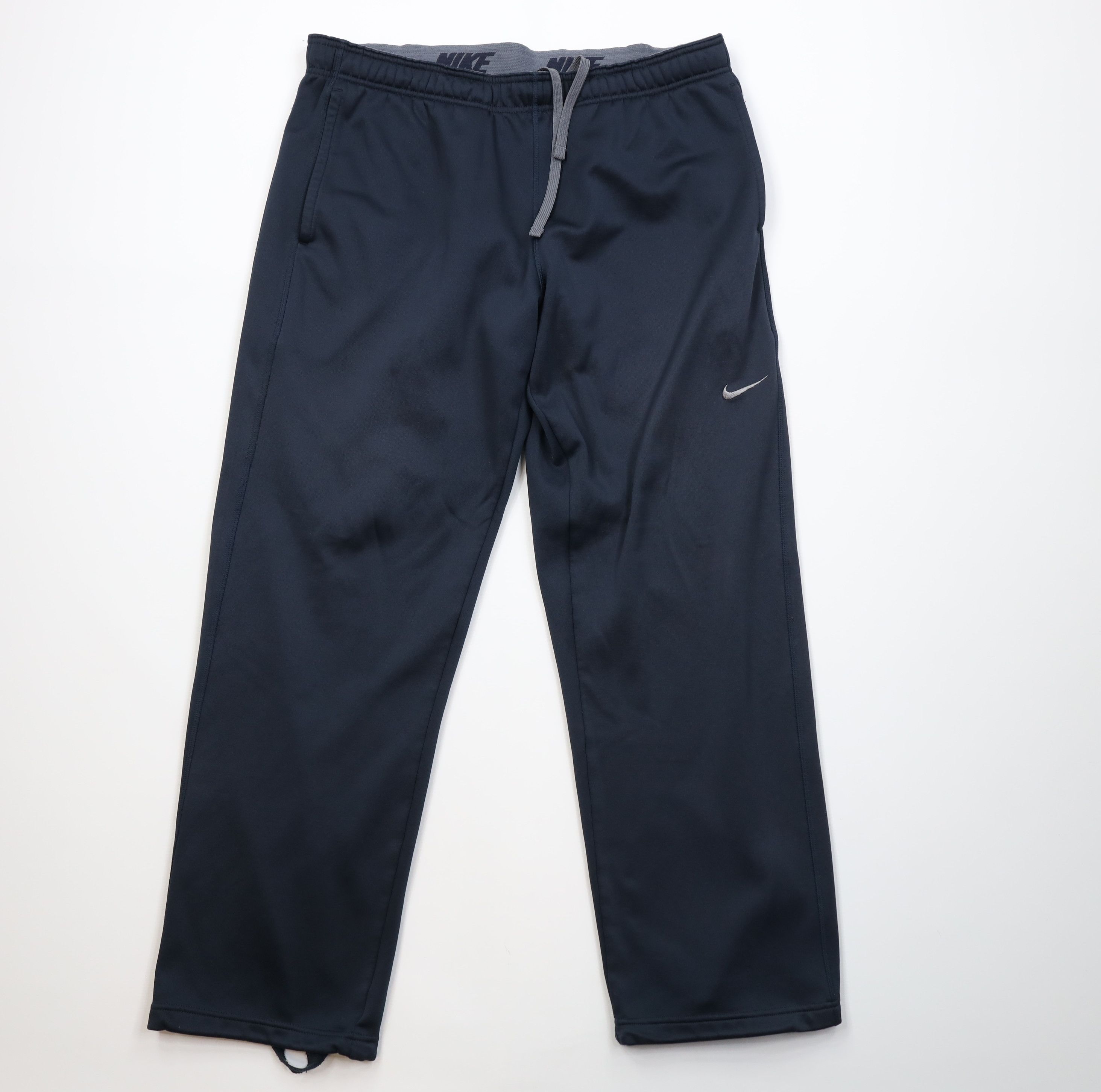 Nike Vintage Y2K Nike Mini Swoosh Therma Fit Wide Leg Sweatpants Size US 36 / EU 52 - 1 Thumbnail